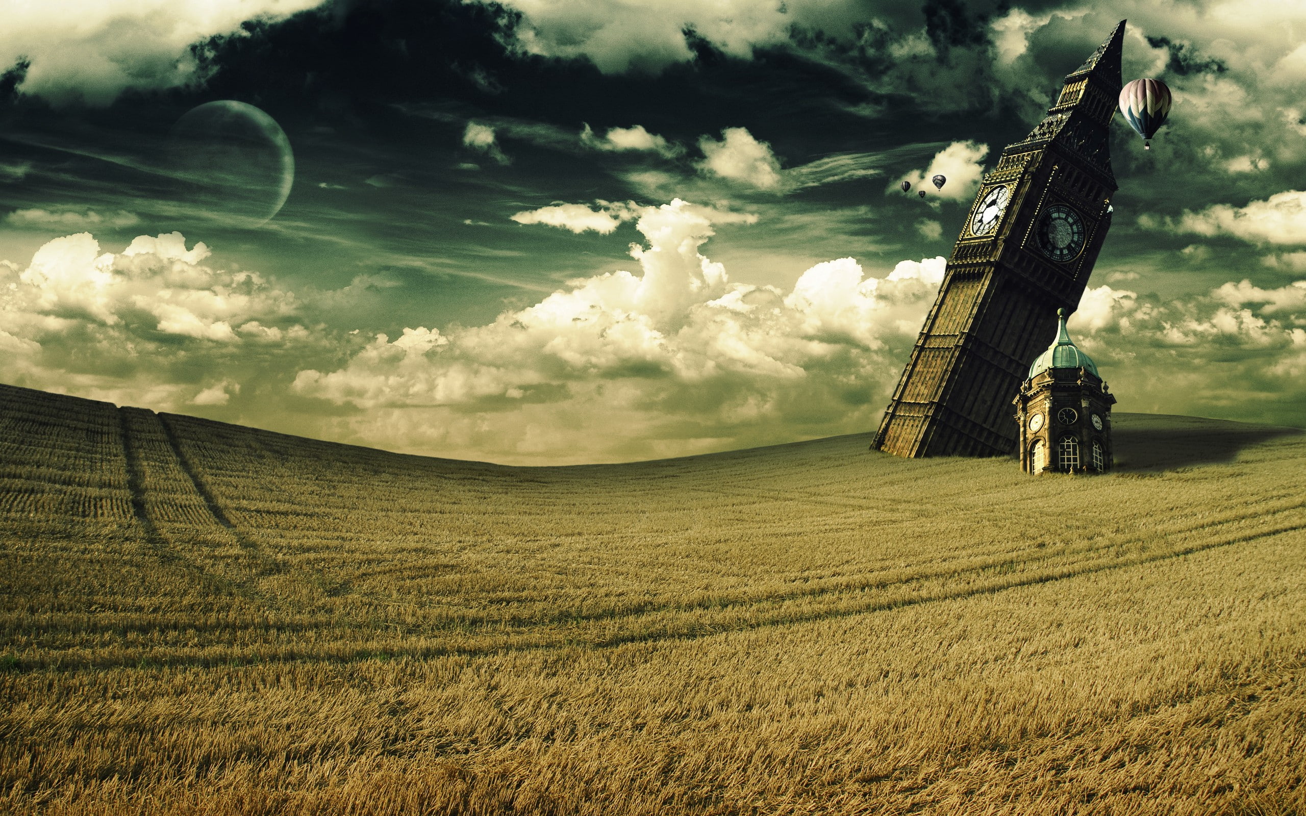 x, big, land, lakes, 2K, skyscapes, desert, Trees, nature, digital, hd, waterfalls, water, art, ben, roads, HD Wallpaper