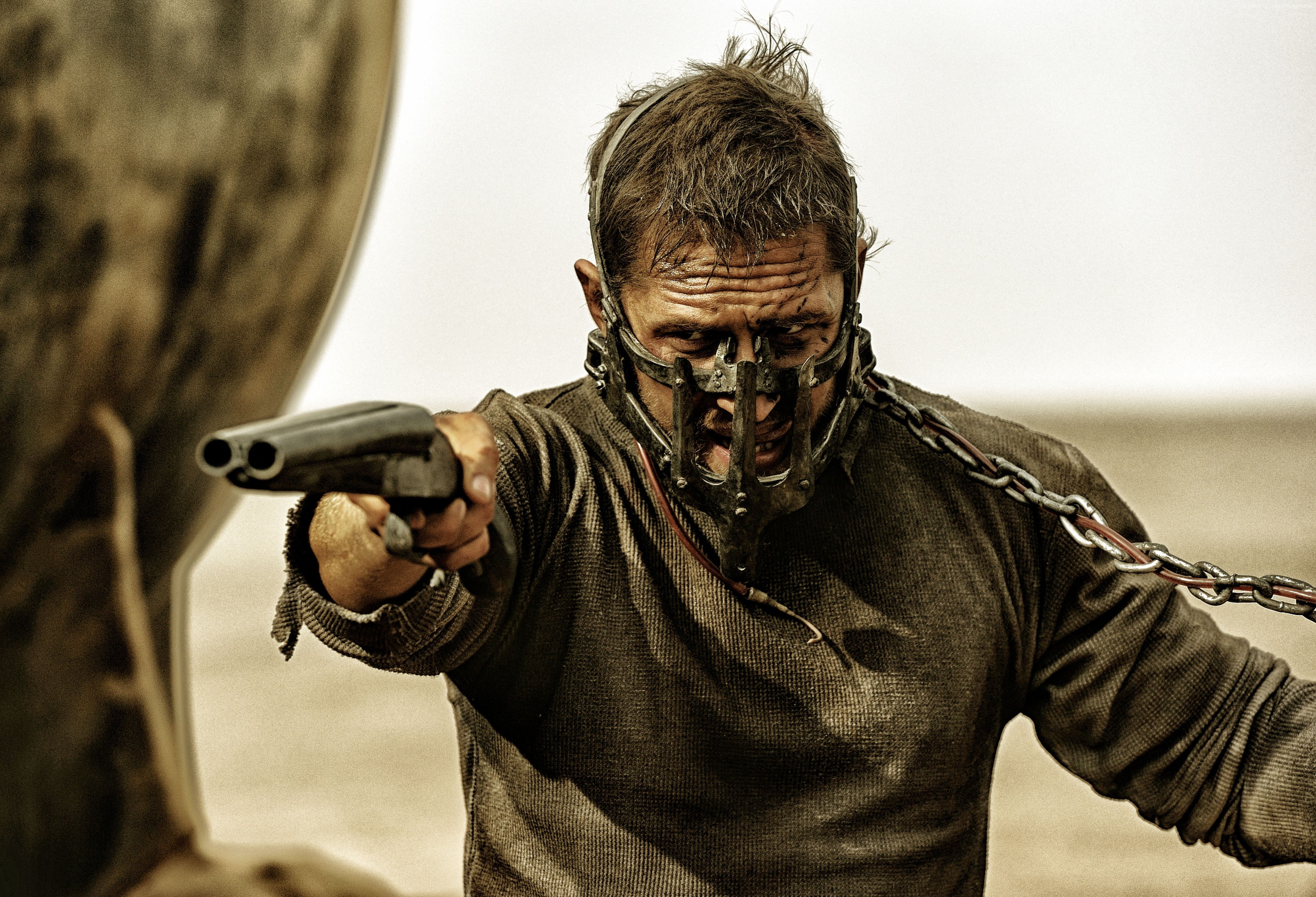 Tom Hardy, 4K, Mad Max: Fury Road, stills, best movies of 2015, HD Wallpaper
