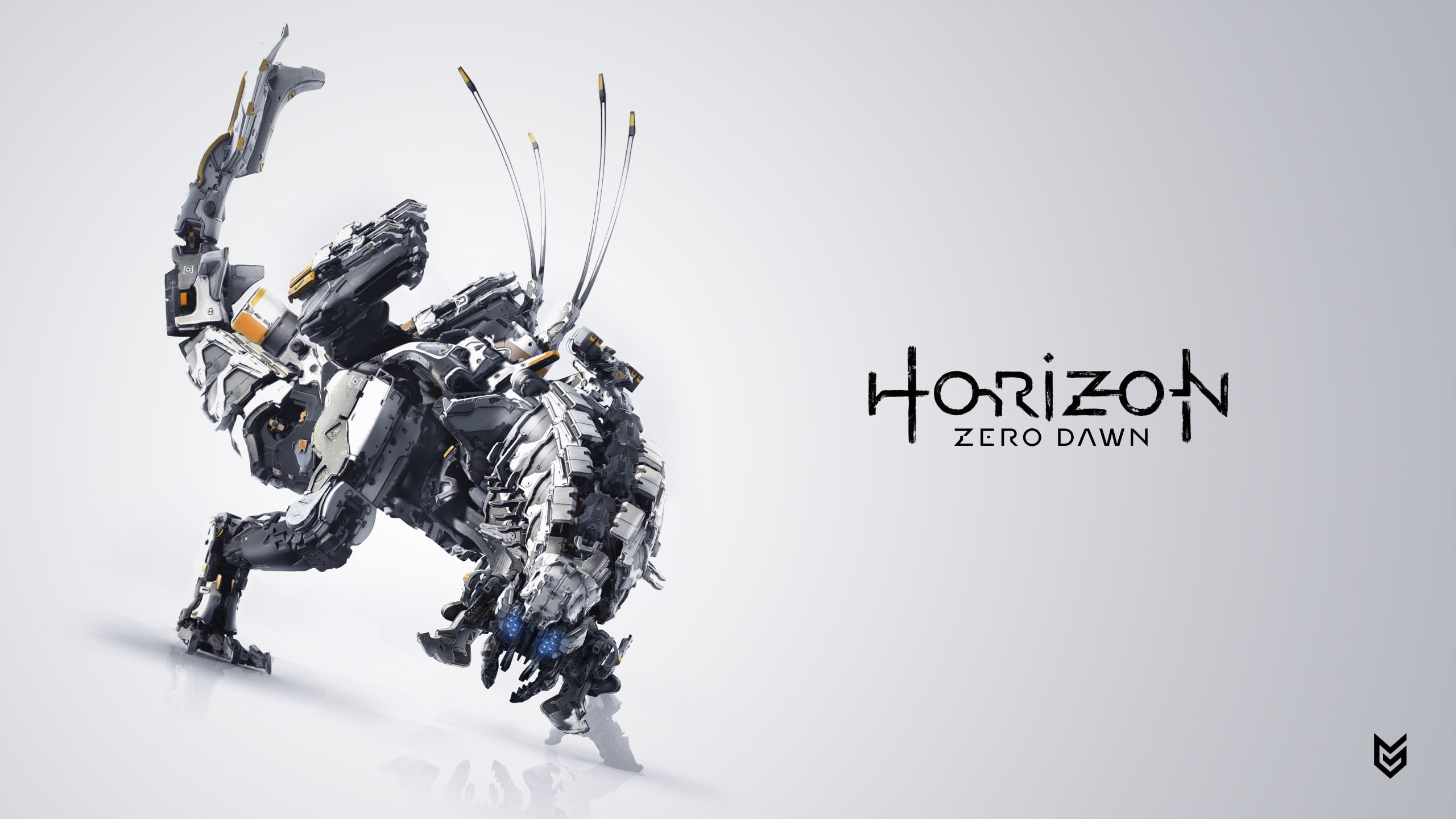 2K, communication, abundance, Guerrilla games, sign, indoors, white color, connection, studio shot, winter, copy space, full length, western script, white background, HD Wallpaper