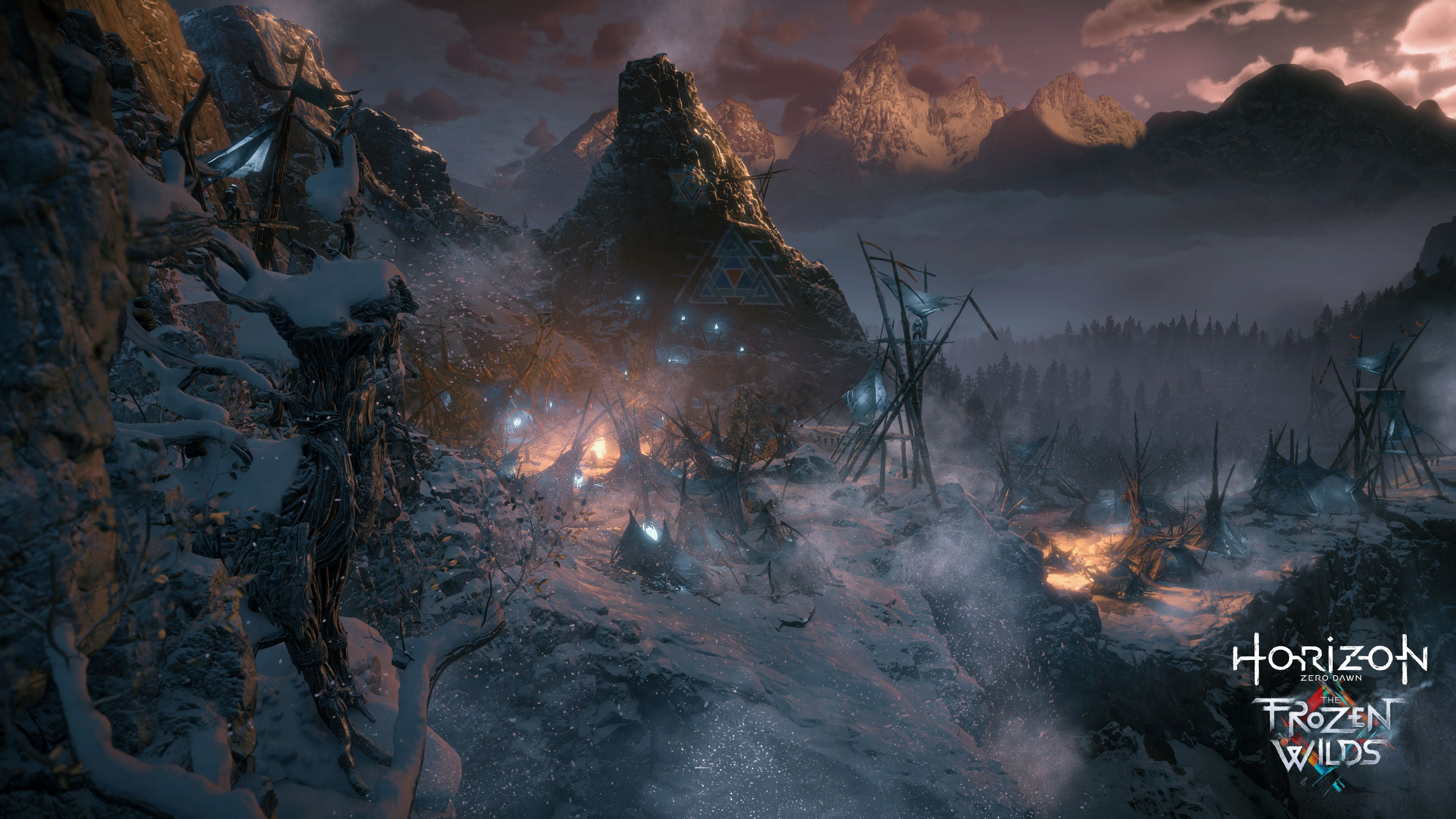 horizon zero dawn horizon zero dawn frozen wilds guerrilla games, 4K, HD Wallpaper