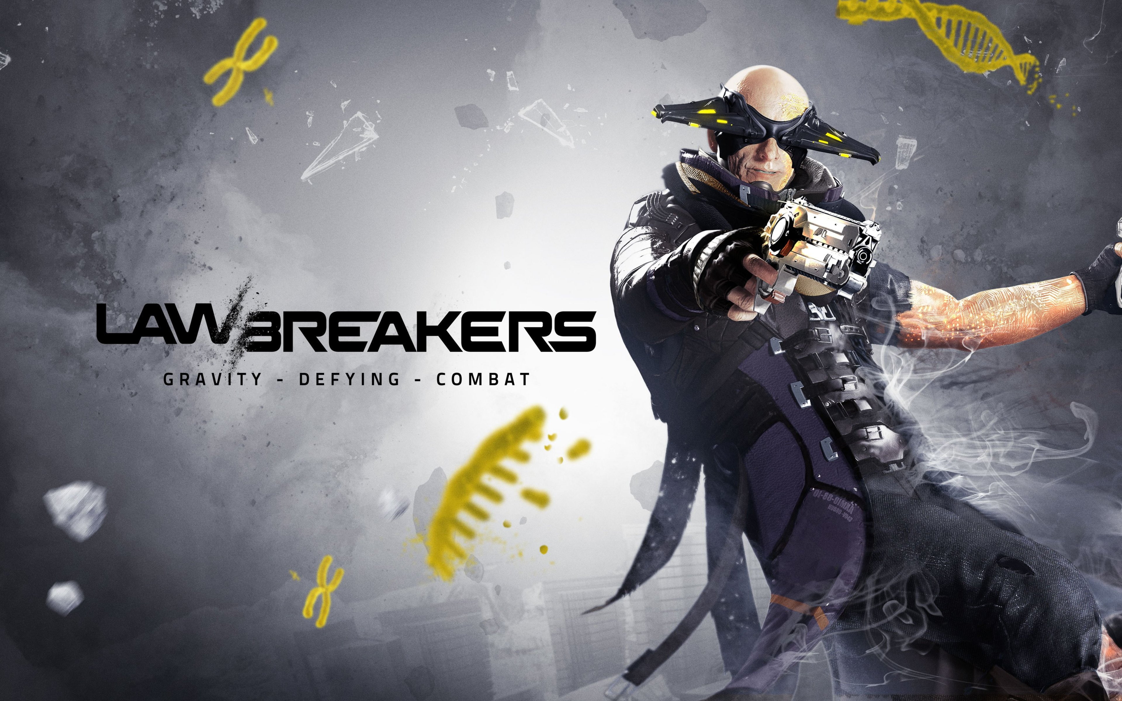breakers, Faust, defying, LawBreakers, combat, law, 4K, poster, 4K, gravity, HD Wallpaper