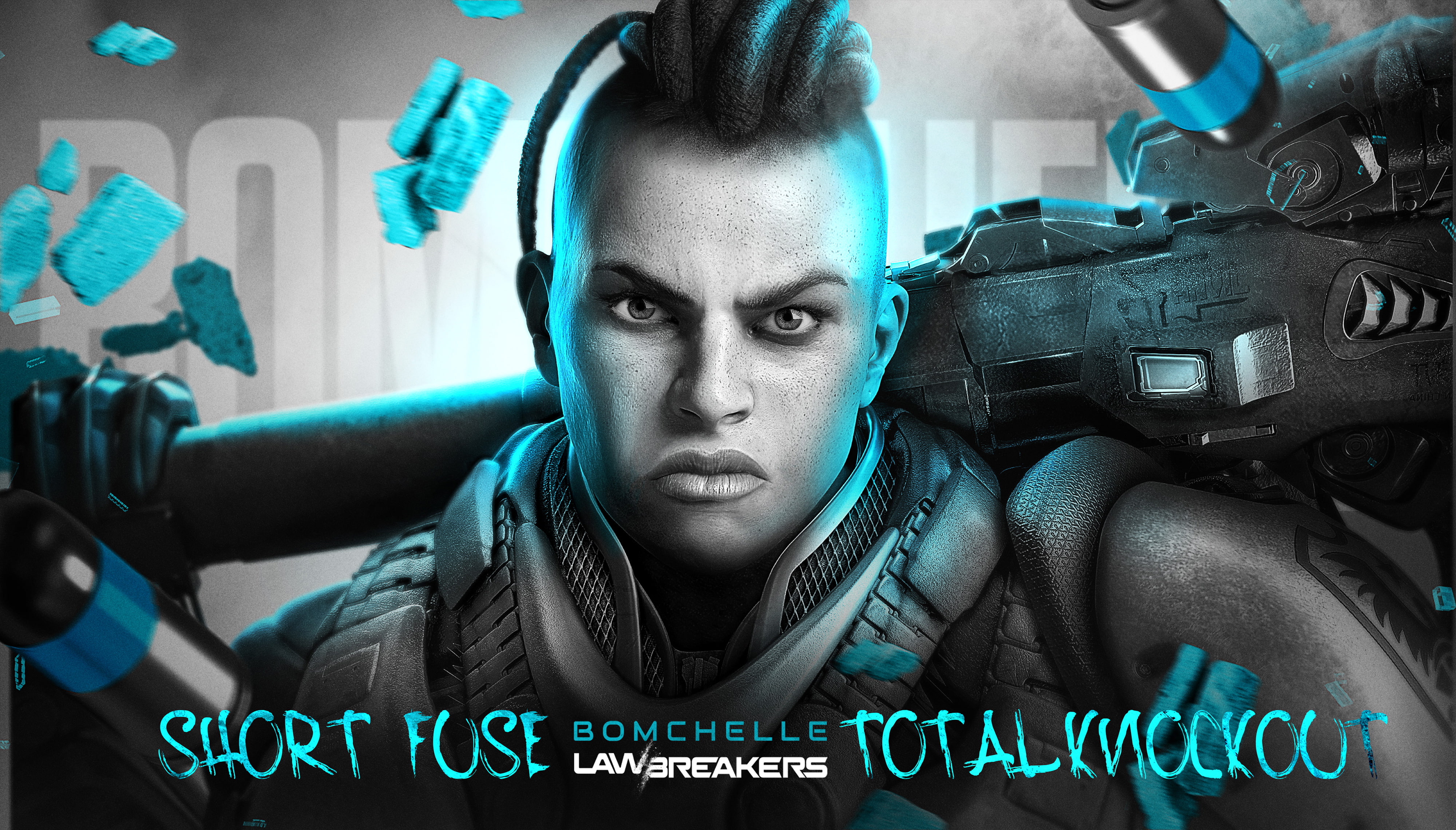 Bomchelle, 4K, LawBreakers, 4K, HD Wallpaper