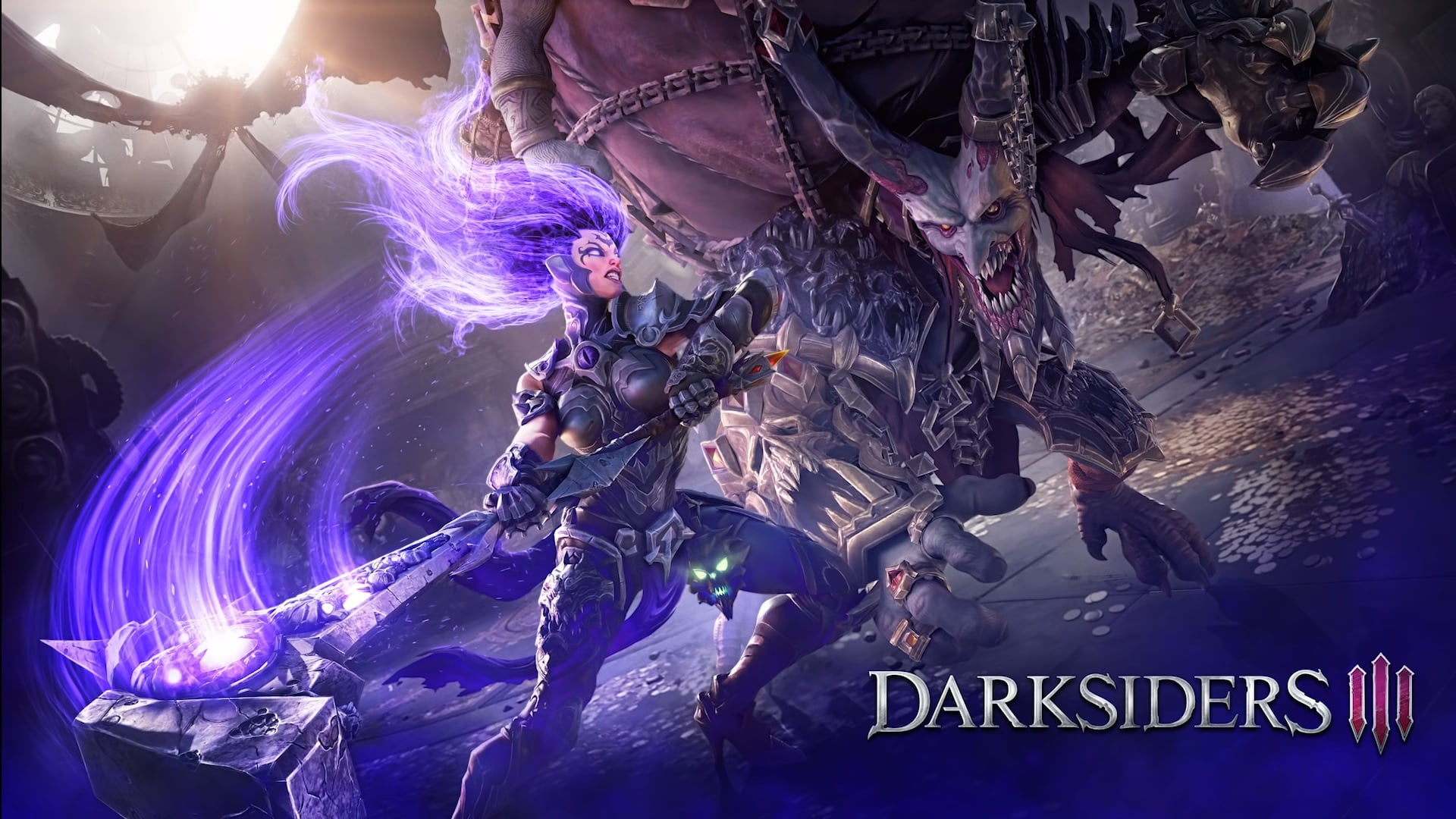 rage, hammer, monster, 1080P, Darksiders 3, Darksiders III, Fury, girl, HD Wallpaper