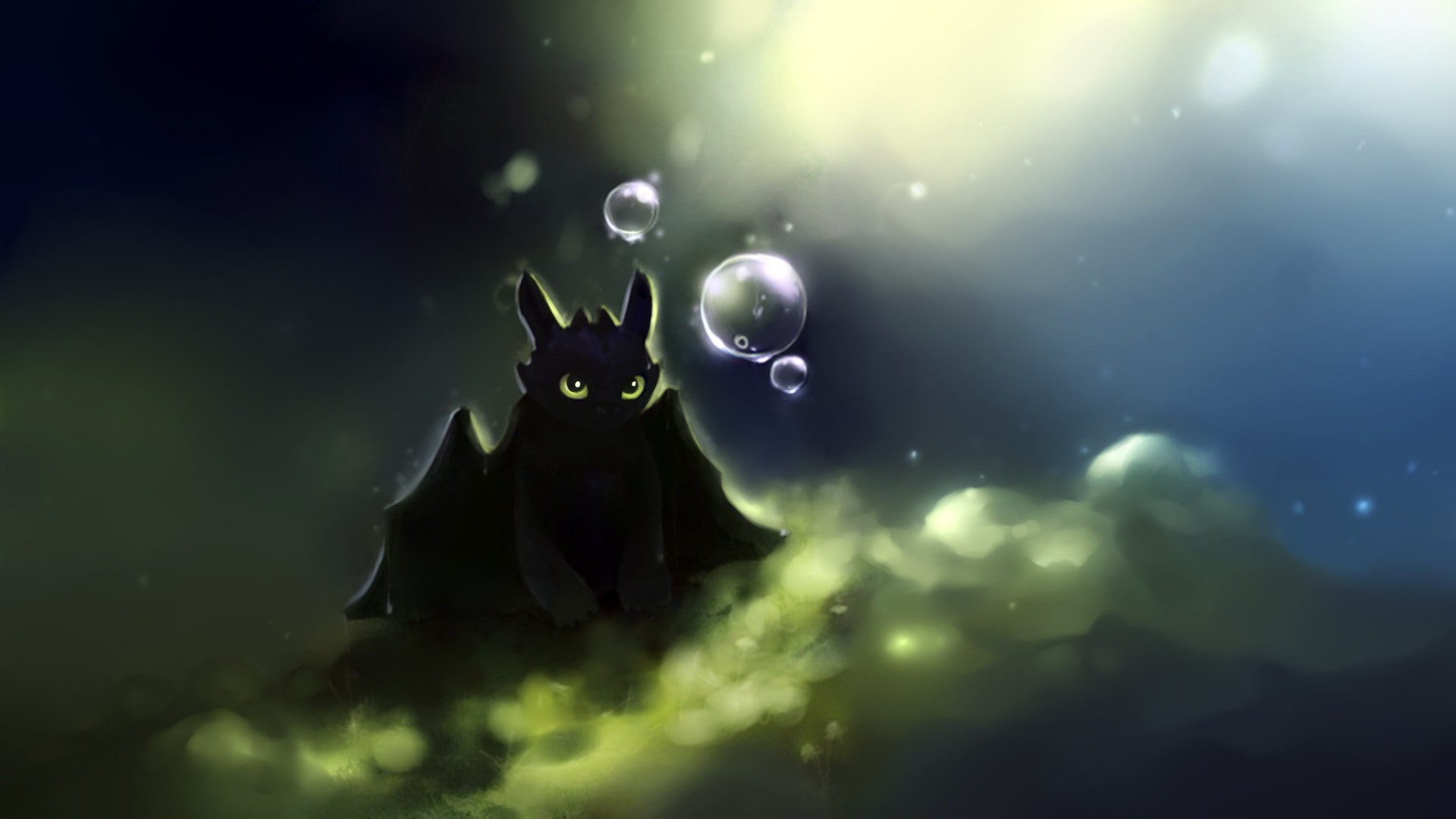 dragon, Night Fury, Toothless, How To Train Your Dragon 2, apofiss, 1080P, How To Train Your Dragon, HD Wallpaper