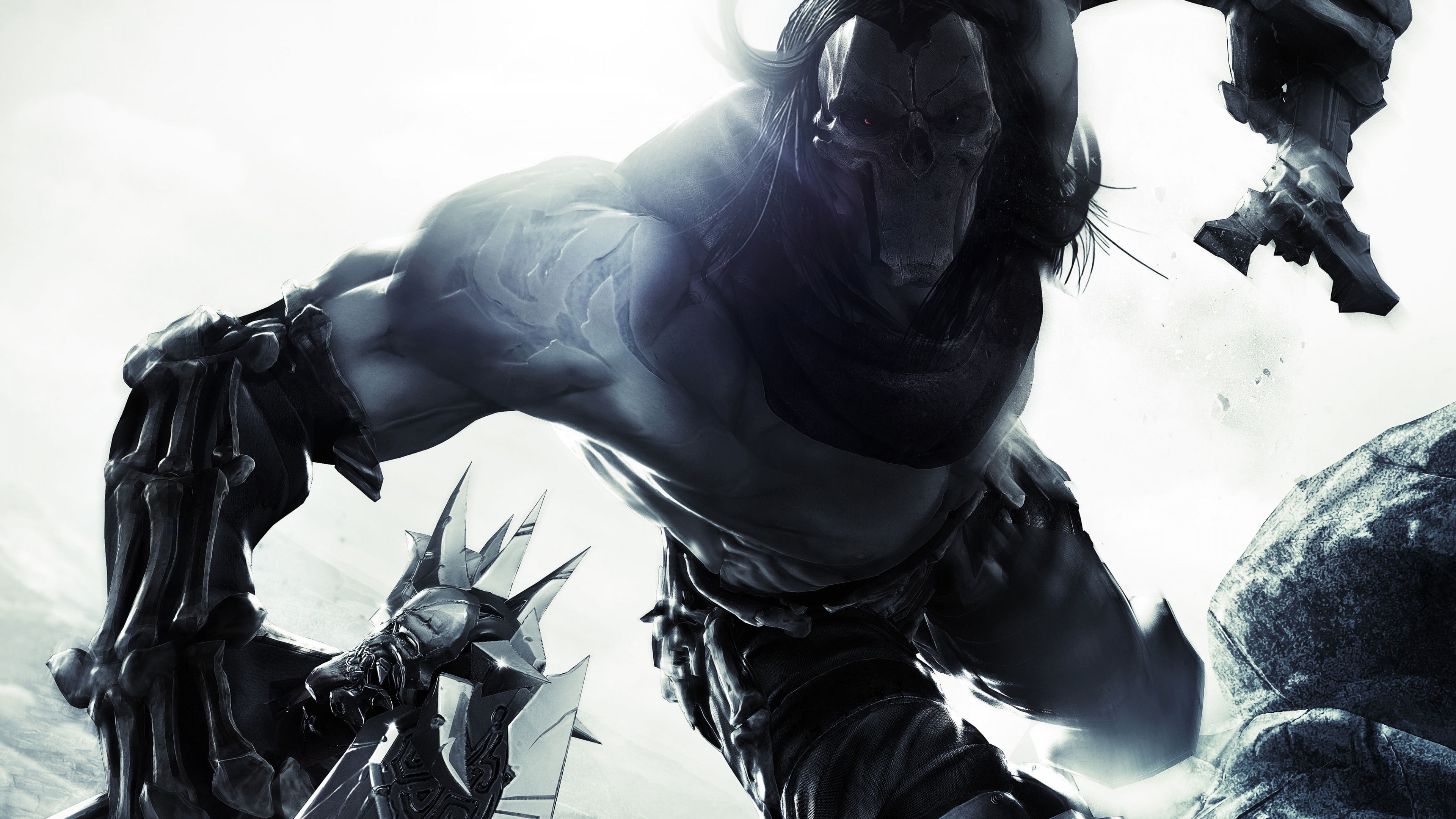 gameplay, wall, monster, paper, digital, PC, Best Games 2015, screenshot, xBox One, review, fantasy, 4K, hack and slash, game, Darksiders 3, Definitive Edition, HD Wallpaper