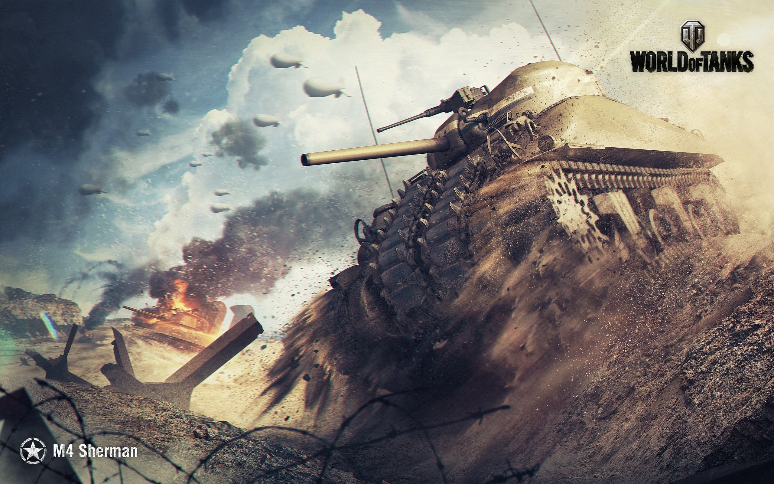 government, uniform, ominous, m4 sherman, gun, tanks, army, armored tank, transportation, videogame, world of tanks, sky, mode of transportation, day, machinery, HD Wallpaper