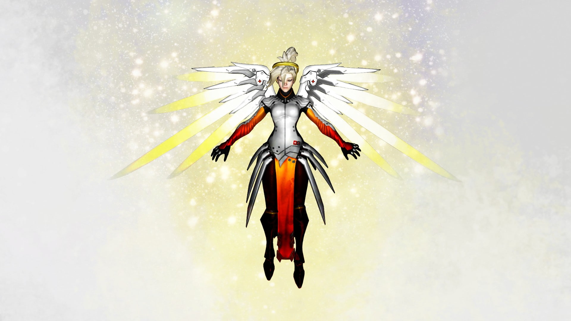 1080P, Overwatch, Mercy (Overwatch), Combat Medic Ziegler, Overwatch Anniversary, HD Wallpaper