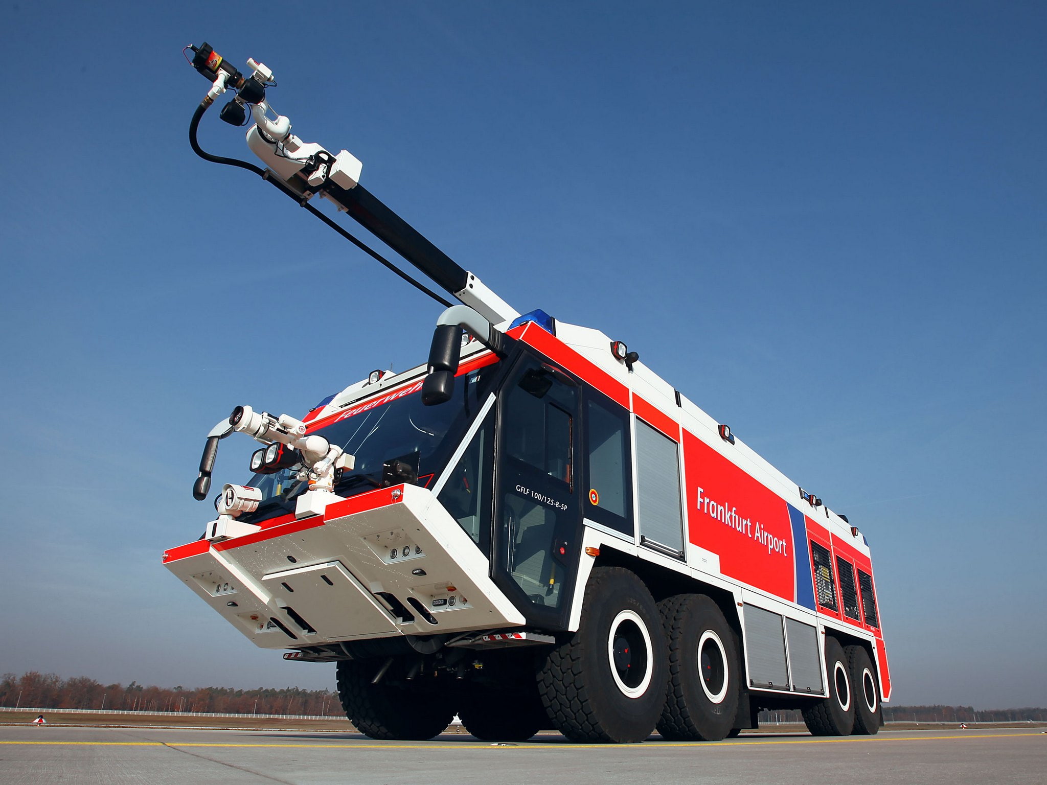 ziegler, firetruck, feuerwehr, 2007, airport, 1080P, z 8, HD Wallpaper