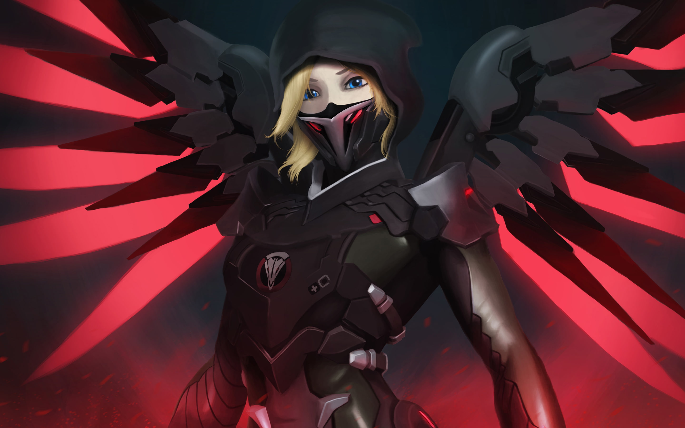 2K, Mercy, Overwatch, k, Blackwatch, HD Wallpaper