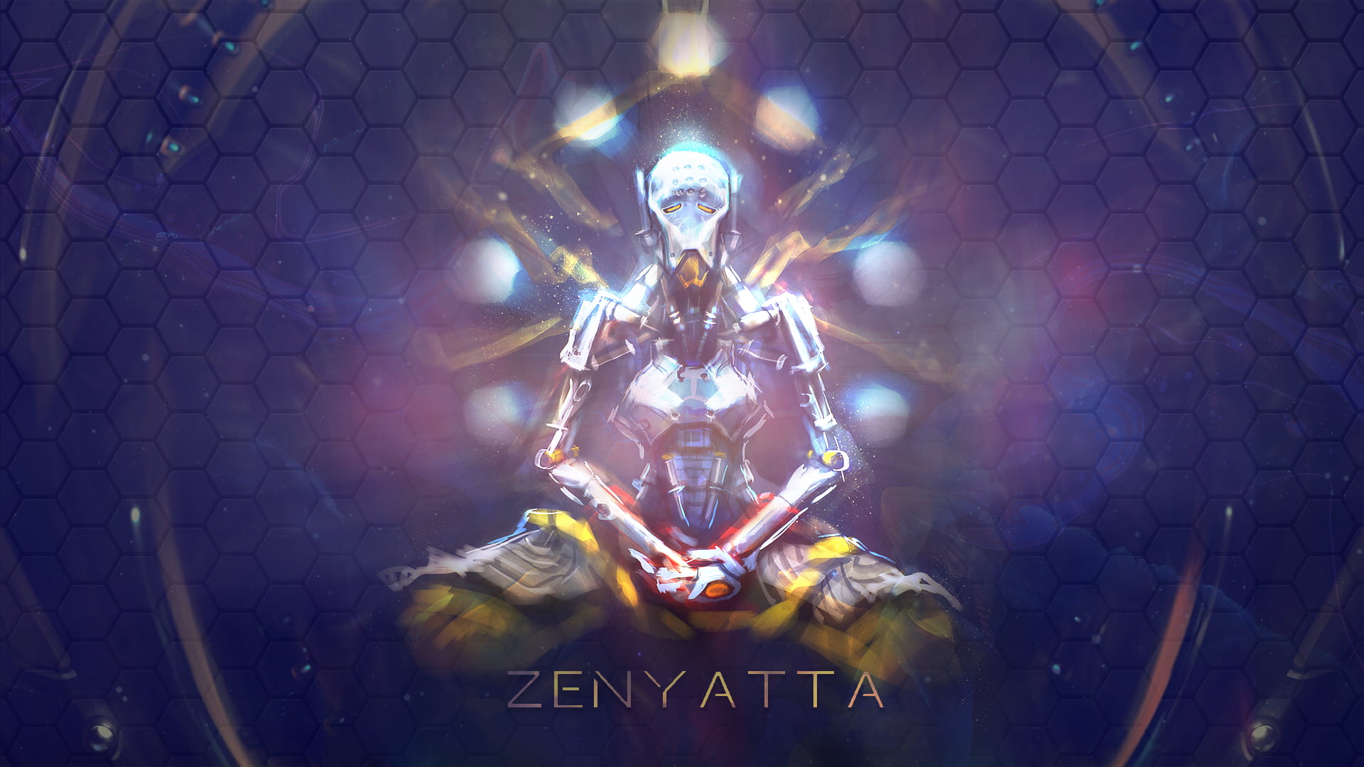 digital composite, adult, video games, architecture, zenyatta, illuminated, science, 1080P, futuristic, technology, representation, digital, HD Wallpaper