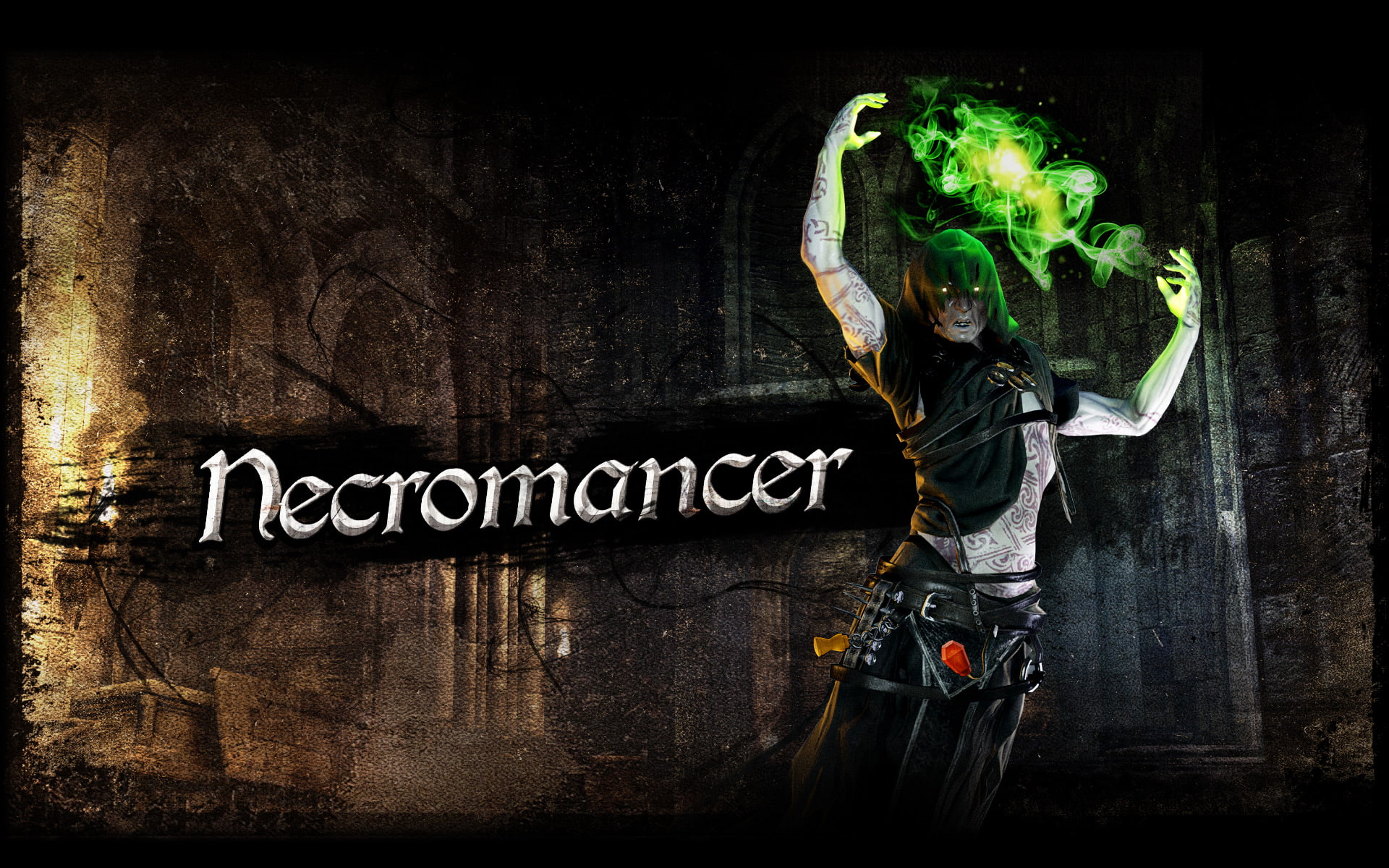 dark, 1080P, magic, fantasy, horror, hellraid, HD Wallpaper