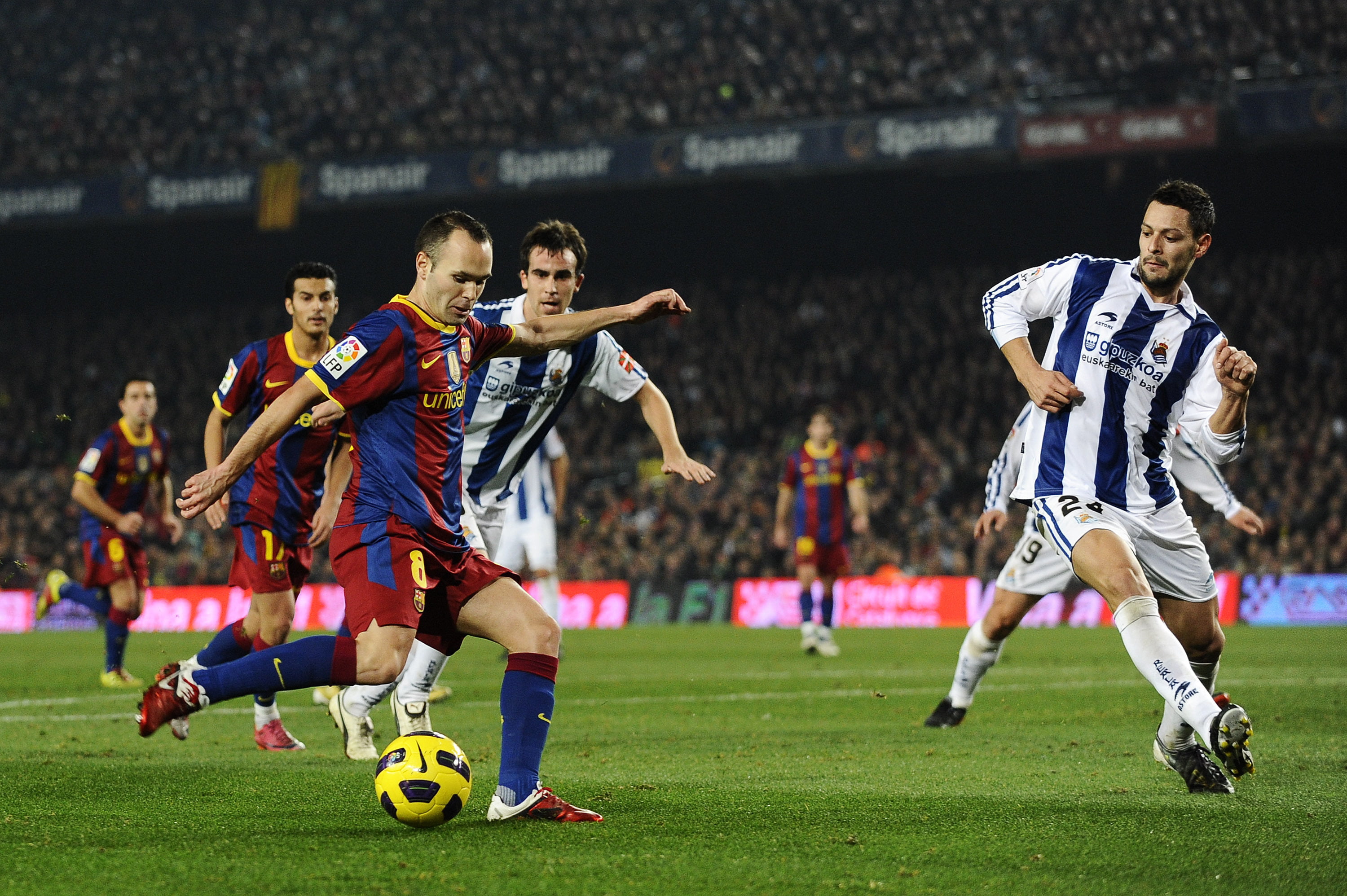 2K, determination, match - sport, real, sport, struggle, sports equipment, soccer, soccer field, athlete, people, barcelona, soccer player, soccer ball, HD Wallpaper
