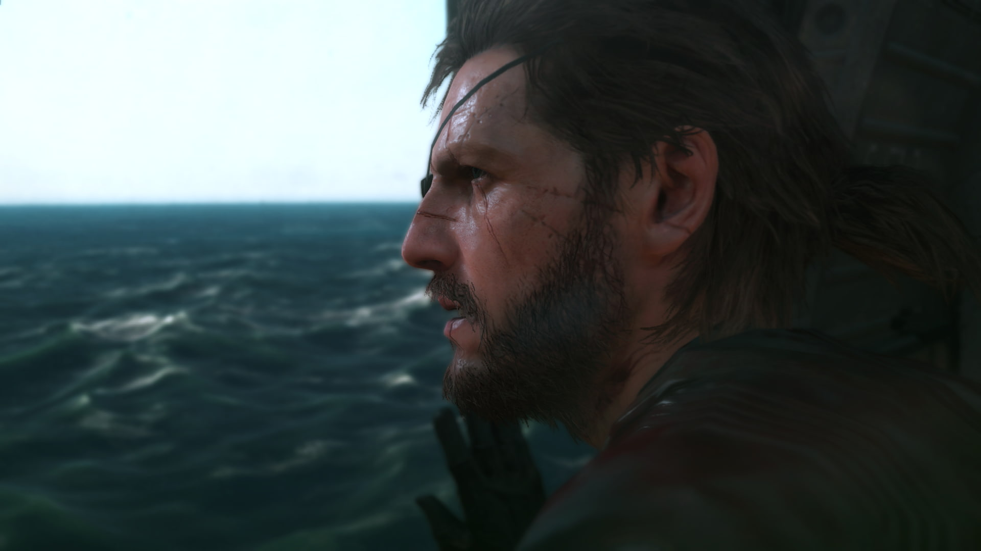 Metal Gear, video games, contemplation, 1080P, real people, nature, beard, portrait, mid adult men, sky, mid adult, one person, young adult, headshot, HD Wallpaper