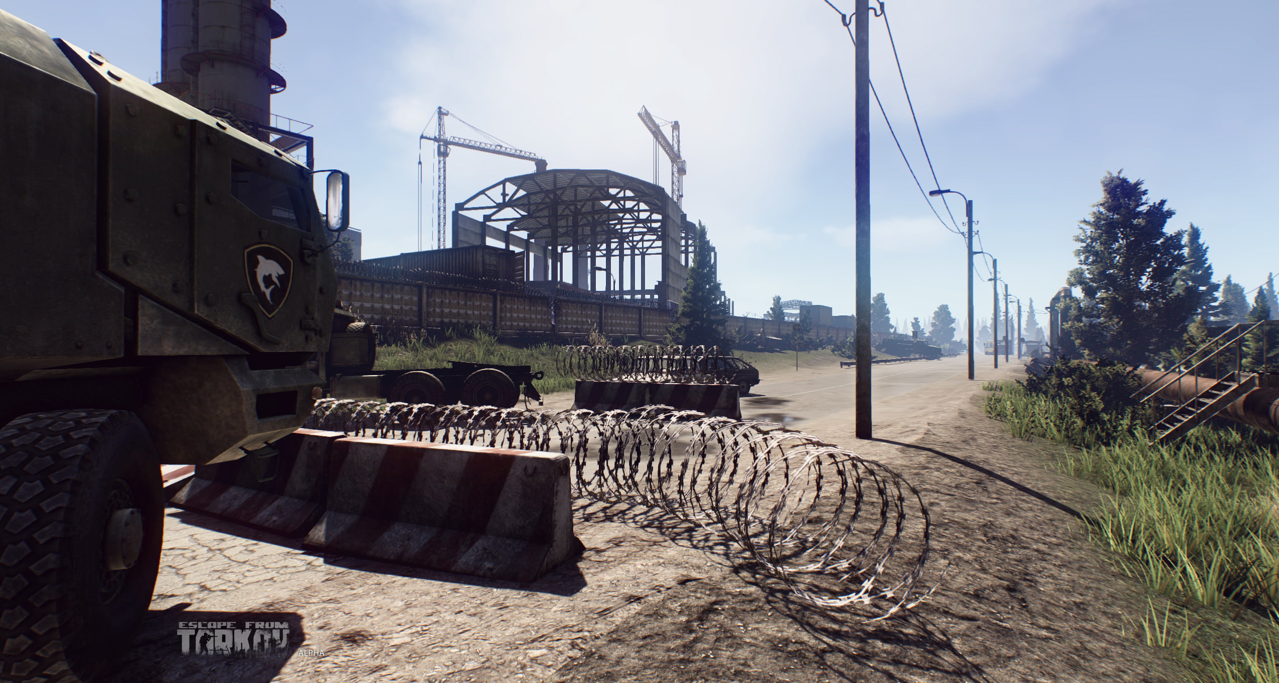 cloud - sky, industry, outdoors, War Game, Mmorpg, machinery, Tactical Game, Videojuegos, day, metal, video games, nature, Escape from Tarkov, transportation, HD Wallpaper