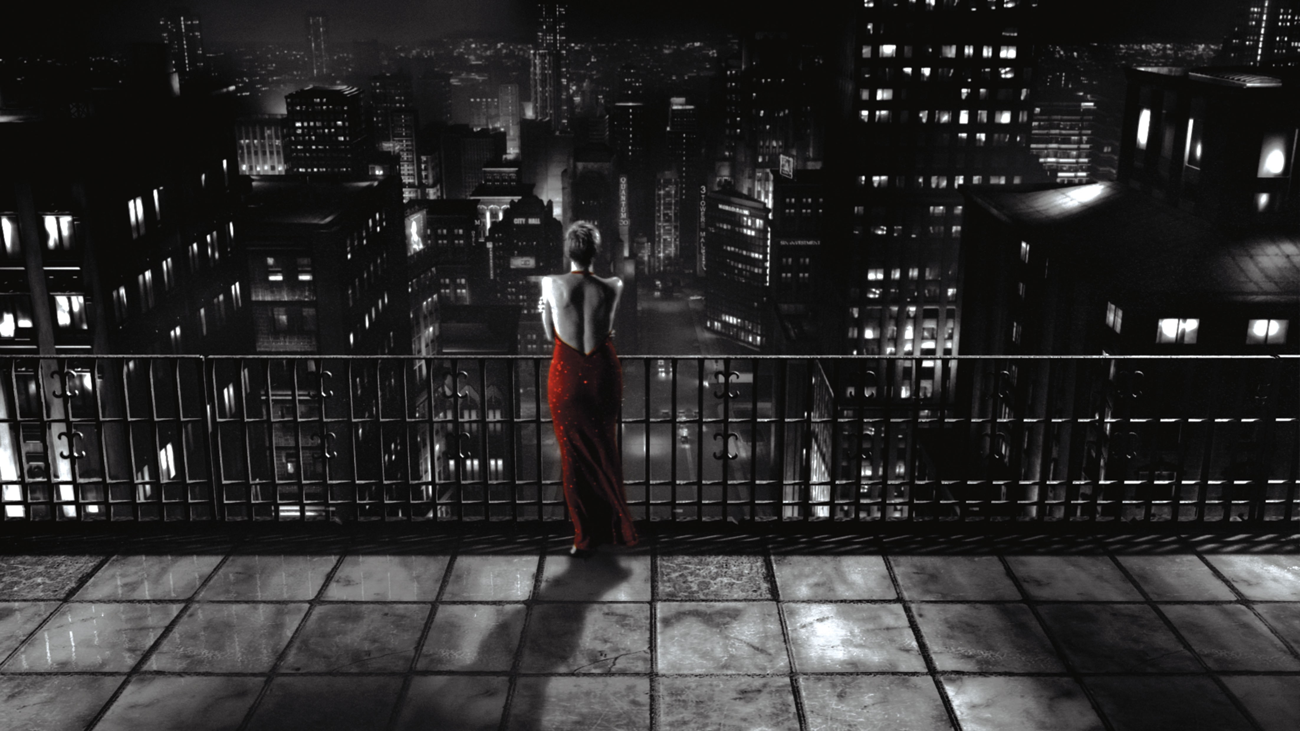 lifestyles, night, women, outdoors, illuminated, architecture, one person, Sin City, side view, real people, building, adult, standing, leisure activity, HD Wallpaper