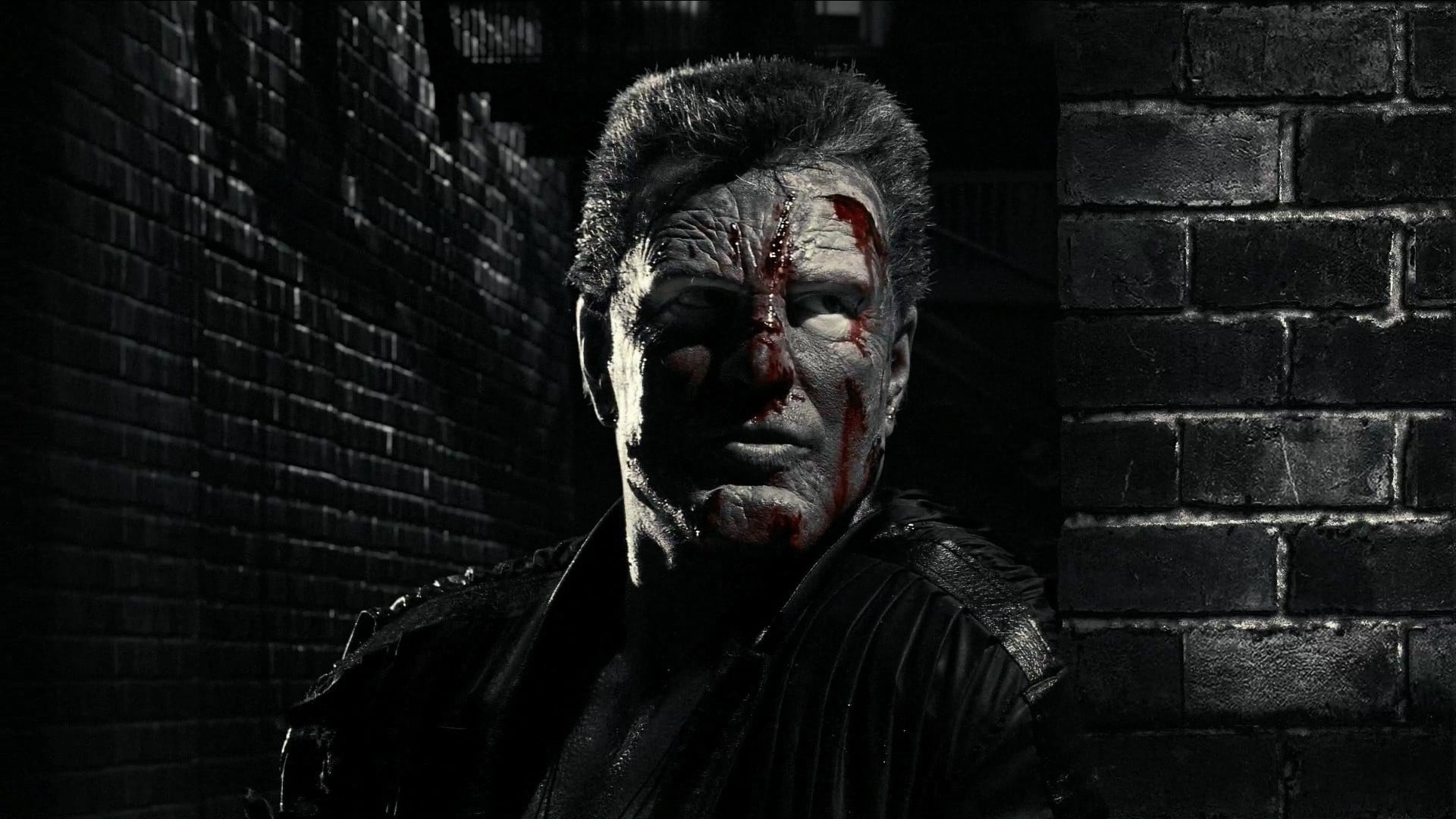 aggression, halloween, human face, anger, wall, portrait, 1080P, fur, evil, negative emotion, looking at camera, coat, brick wall, headshot, celebration, HD Wallpaper