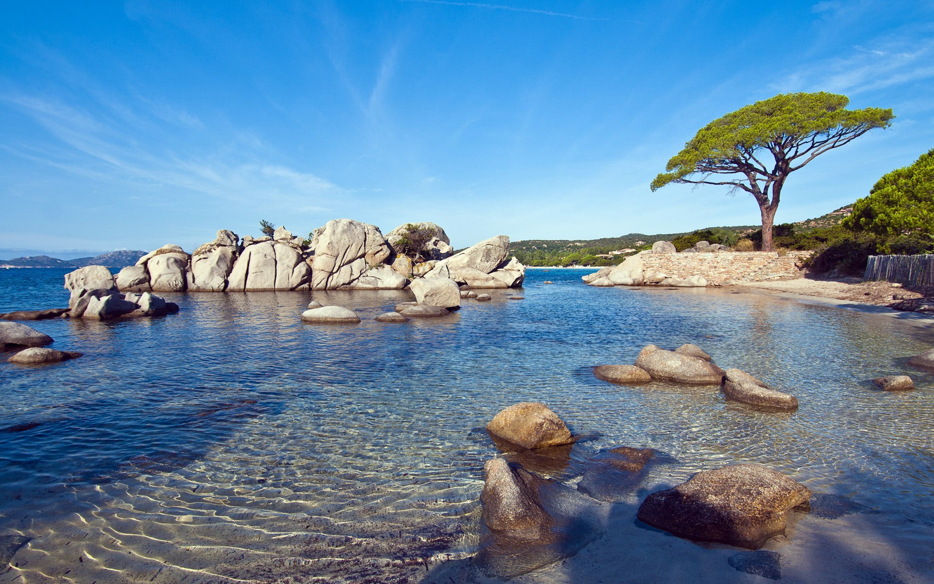 tranquil scene, windows, sky, land, tree, rock - object, brown, nature, formation, blue, scenics - nature, wallpa, solid, beach, beauty in nature, day, HD Wallpaper