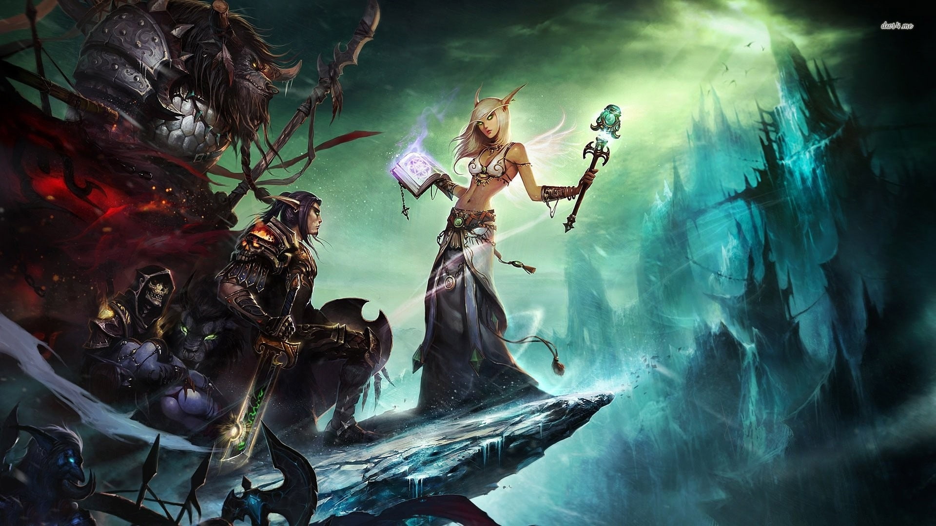 illustration, world of warcraft, Warcraft, 1080P, animated, gamers, HD Wallpaper