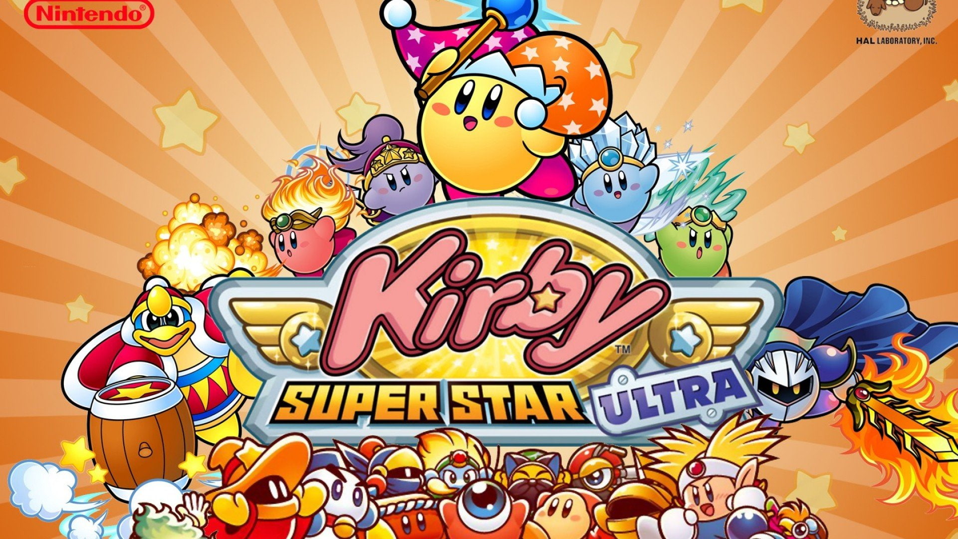 1080P, nintendo, kirby, platform, scrolling, family, HD Wallpaper