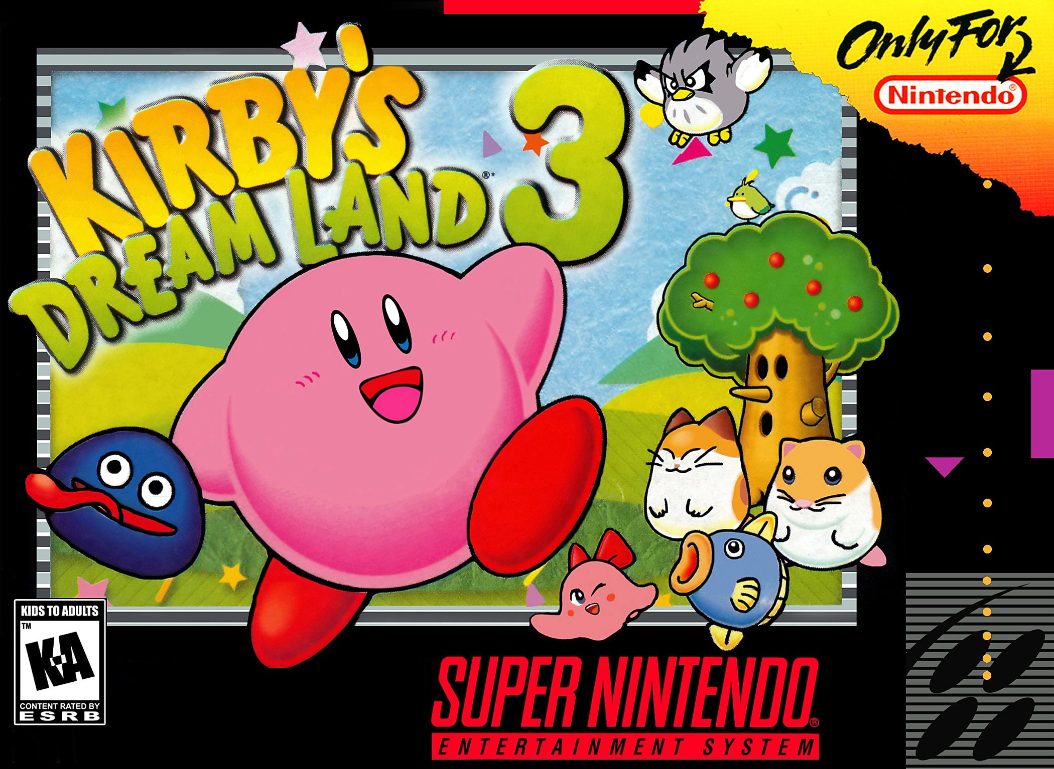 1080P, kirby, nintendo, family, platform, scrolling, HD Wallpaper