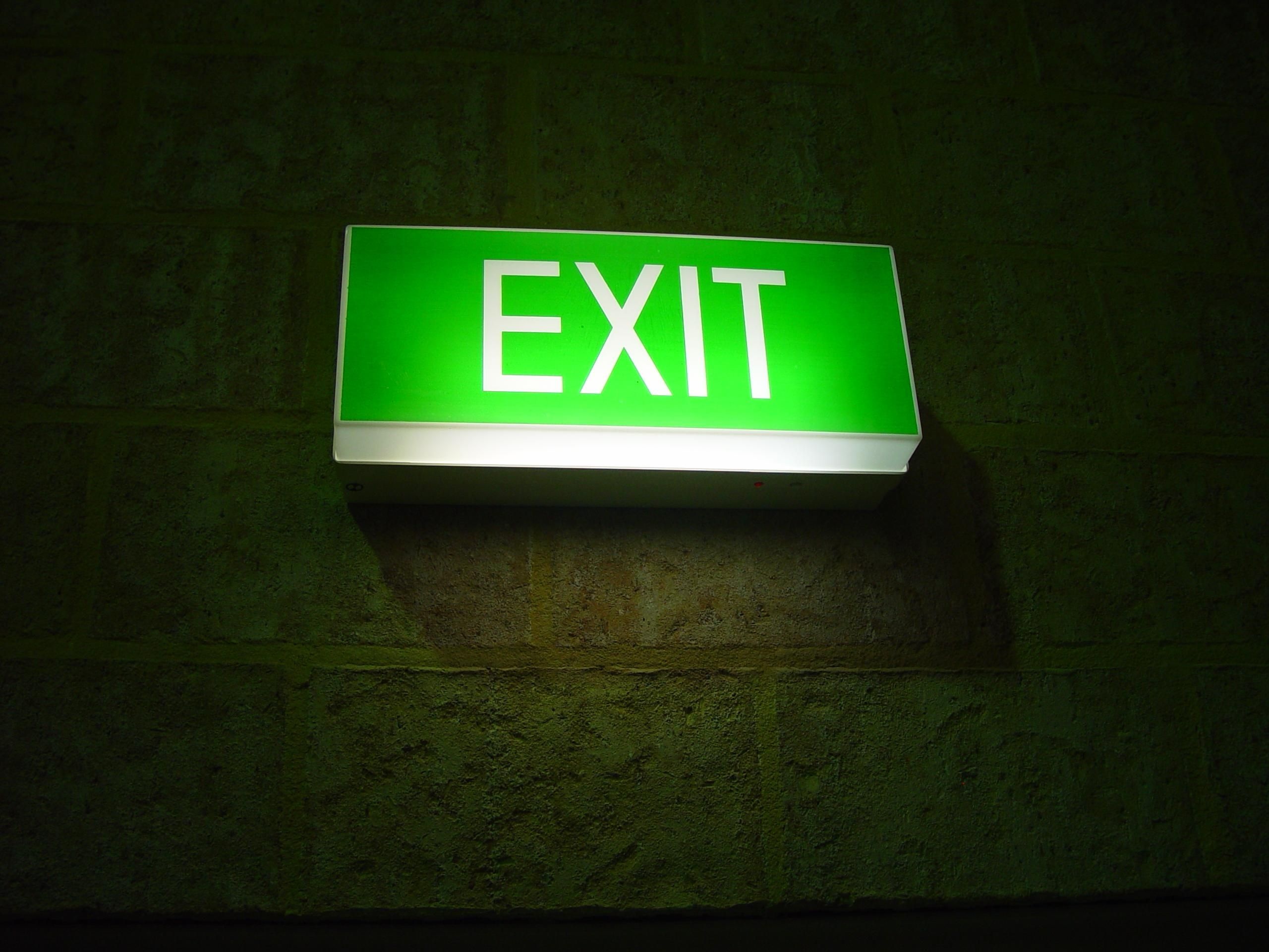 2K, information, indoors, green color, emergency, symbol, evacuation, doorway, green, communication, signs, leaving, directional sign, capital letter, HD Wallpaper