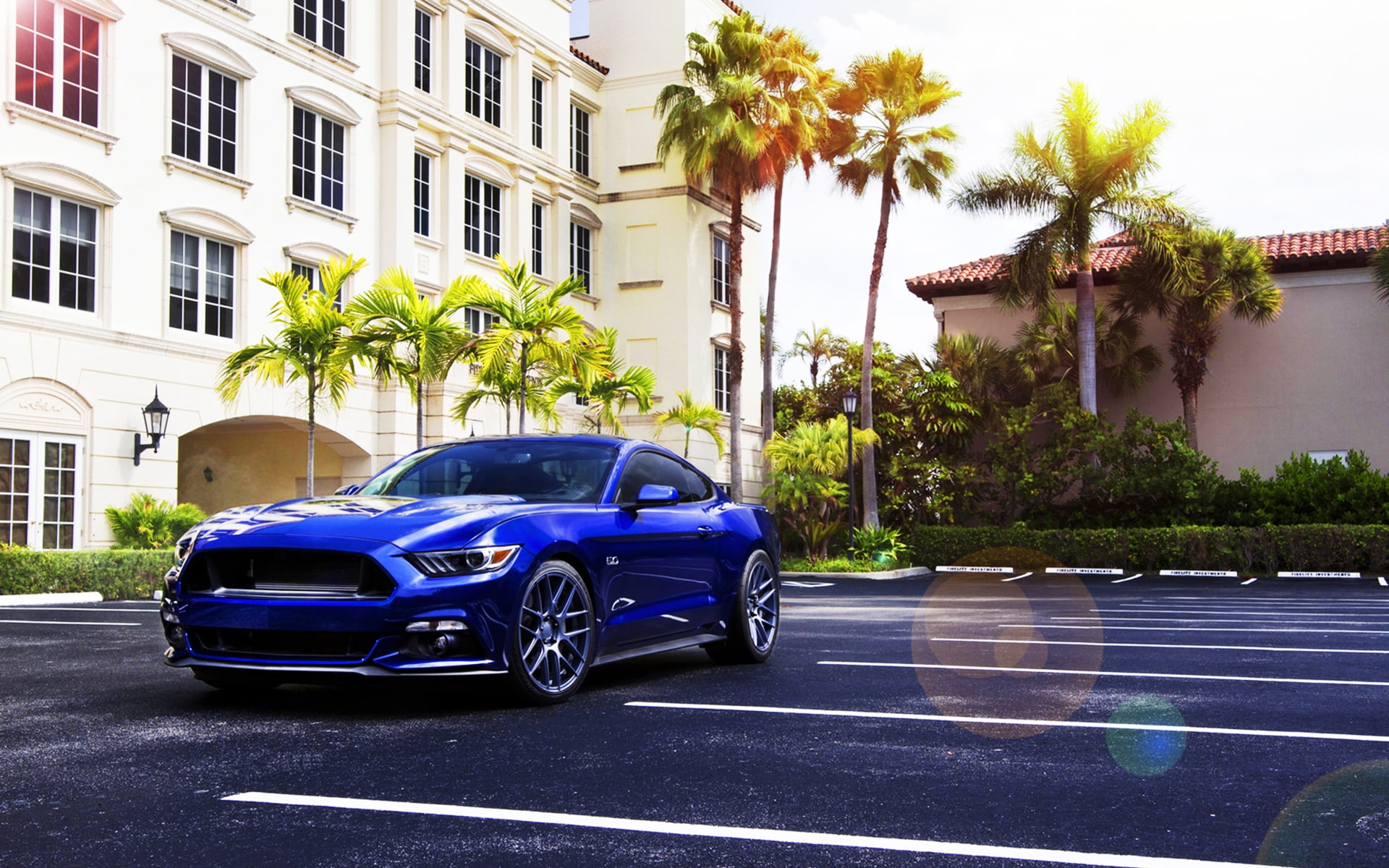 mustang, ford, ford mustang 2015, blue, 1080P, black, gt, blue ford mustang, HD Wallpaper
