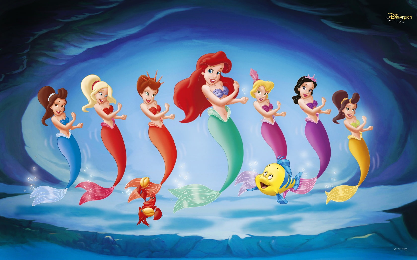 Seven, 720P, Disney, Fairy, Sea, HD Wallpaper