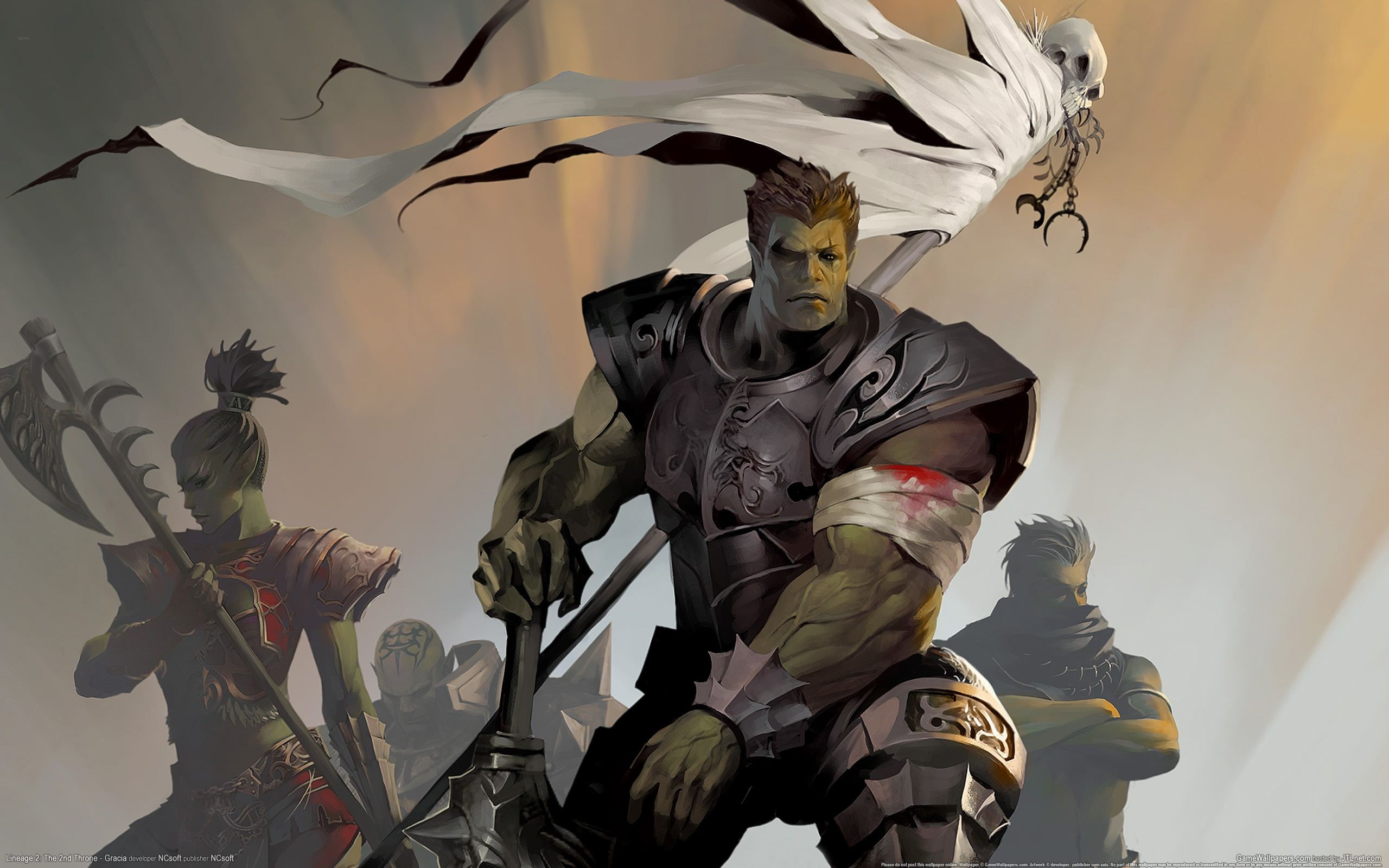 Orc, 2K, Sword, Lineage, Axe, Clan, HD Wallpaper
