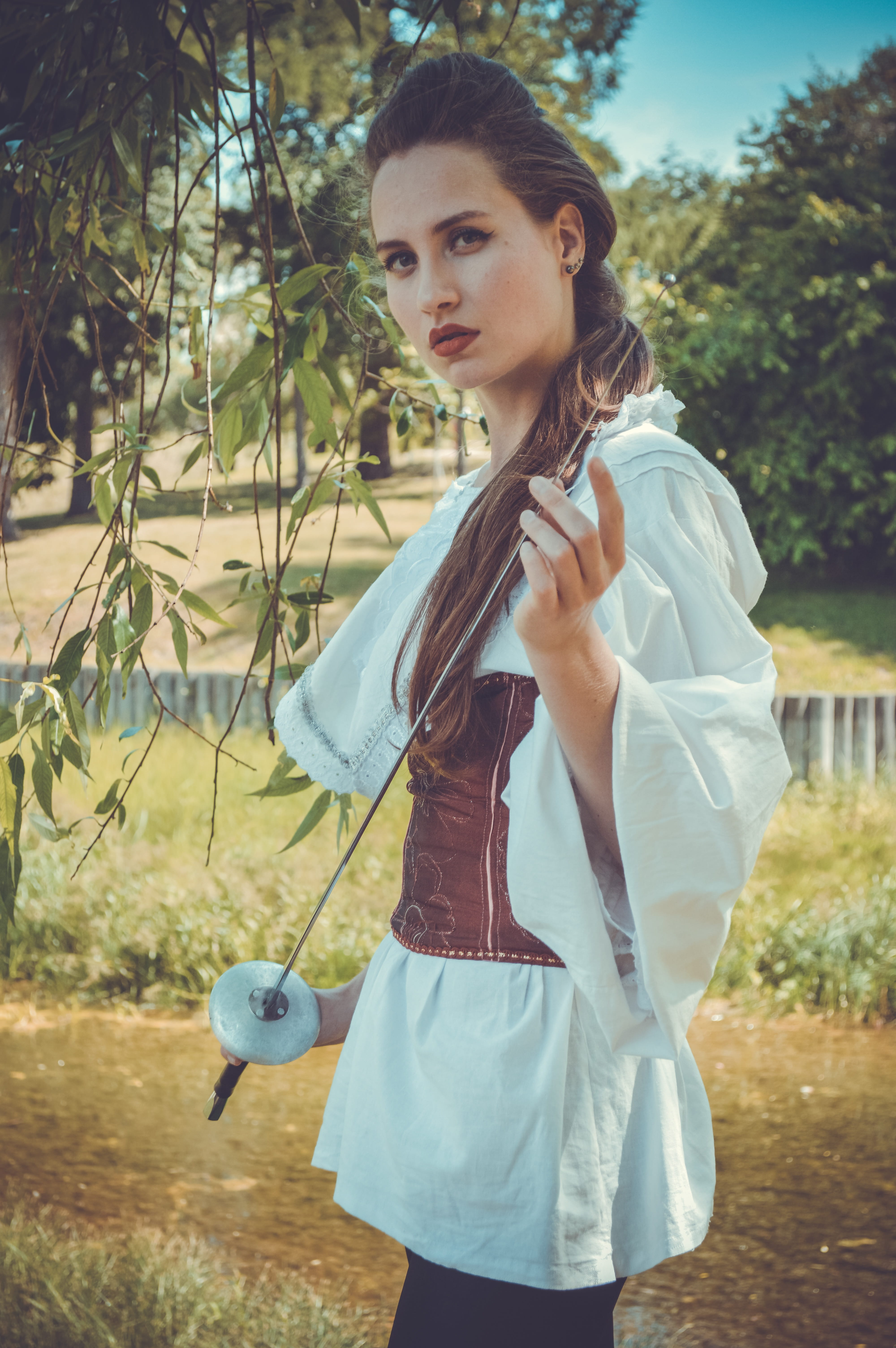 army, tsaritsyno, knight, historical, focus on foreground, beauty, one person, battle, plant, art, nature, crusader, looking at camera, moscow, day, 5K, Phone HD Wallpaper