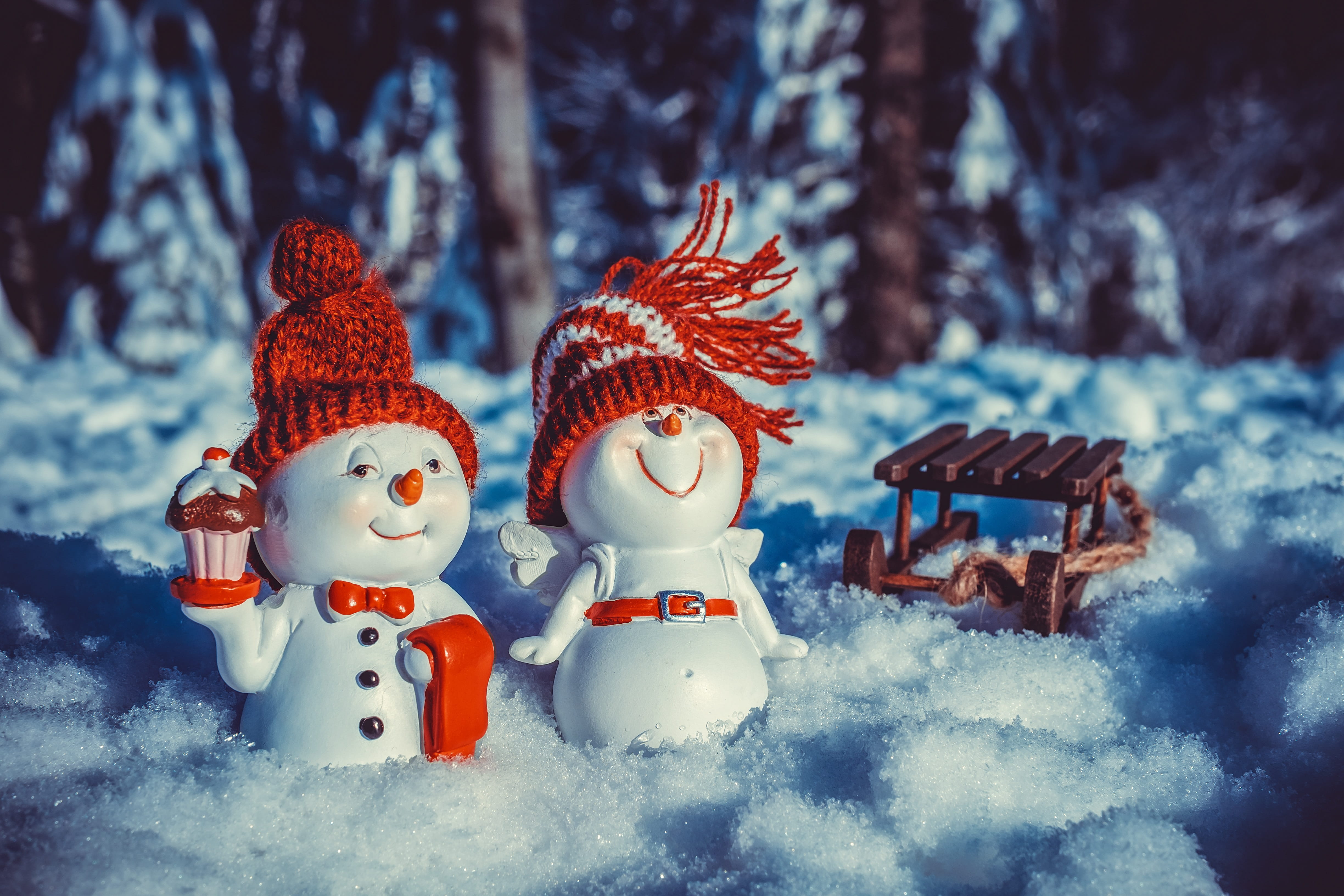 decoration, holiday, representation, focus on foreground, snowman, christmas motif, funny, snowy, christmas decoration, cold temperature, figurine, creativity, HD Wallpaper