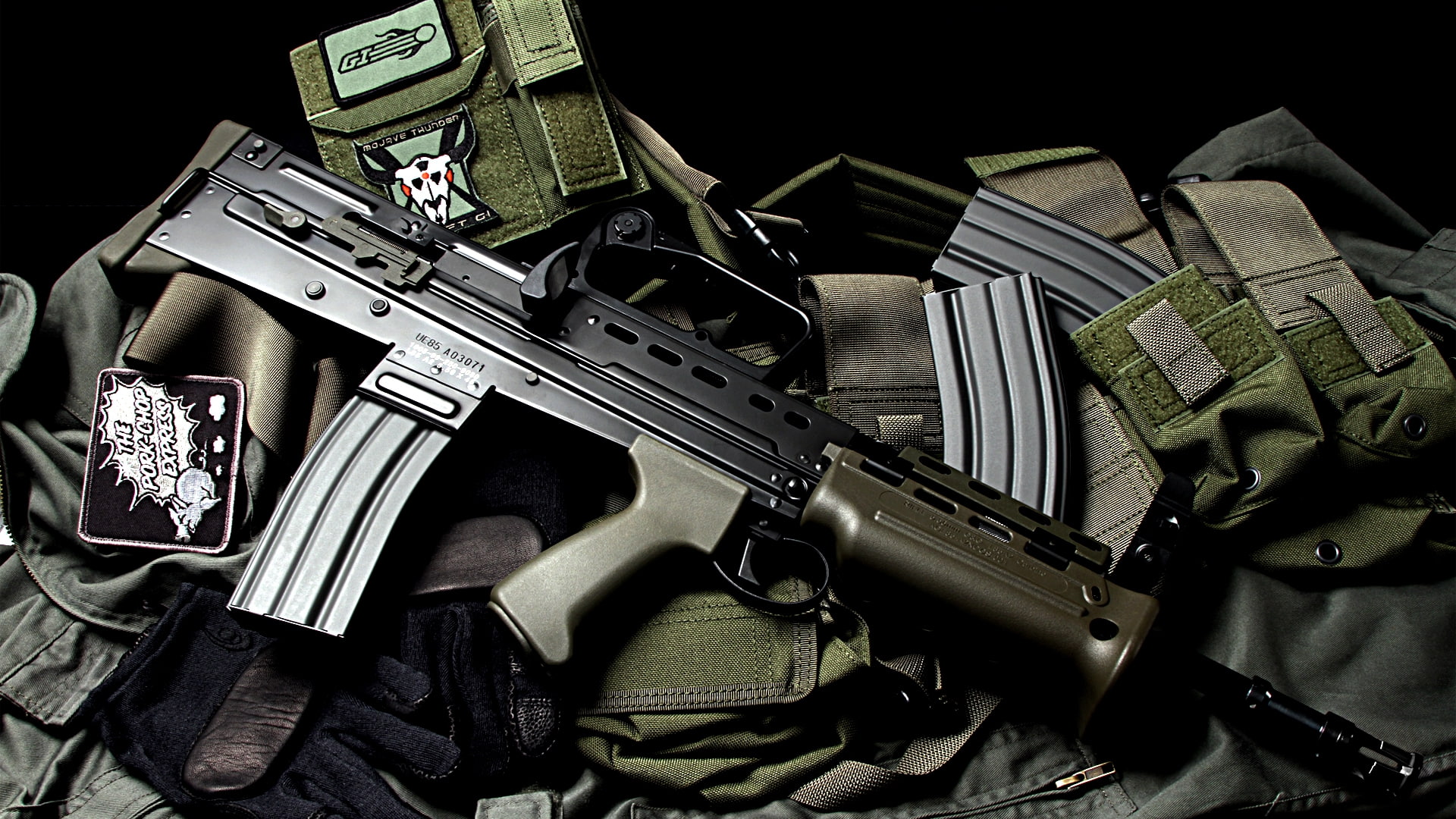 art, Airsoft, Rifles, rifle, l, entertainment, Military, hd, Guns, 1080P, HD Wallpaper