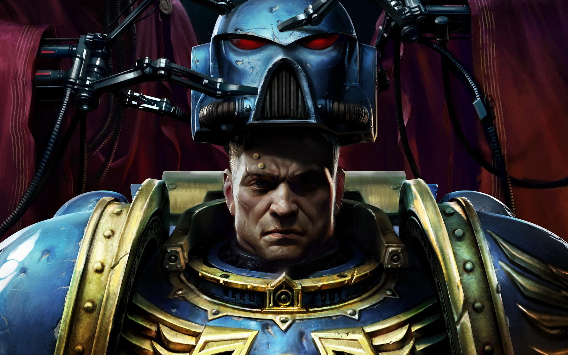 warhammer, space, 1080P, marine, games, HD Wallpaper