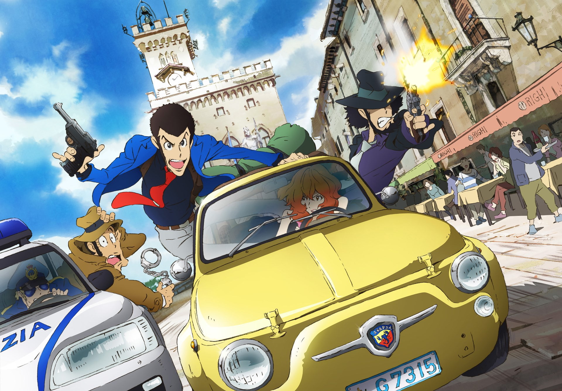 1080P, lupin the third, HD Wallpaper