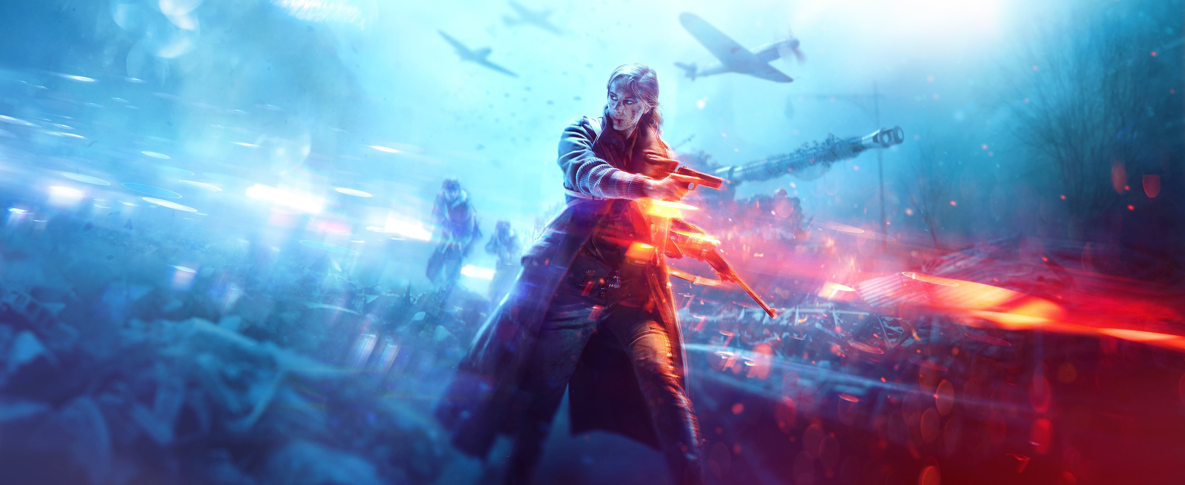 stage, indoors, smoke - physical structure, performance, Soldier, WorldWar, rock music, game, Games, 4K, Battlefield, arts culture and entertainment, music, HD Wallpaper