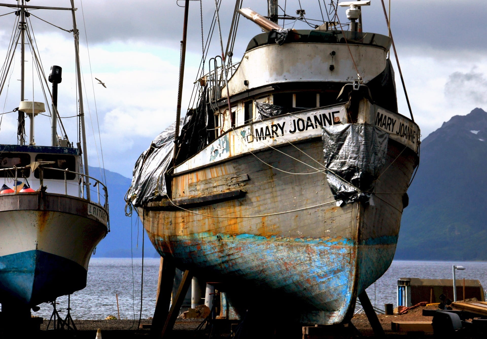 1080P, vessels, fishing boat, sailing, shore, fishing industry, no people, port, sea, marina, dry dock, outdoors, sky, fishing boats, day, marine, ocean, HD Wallpaper