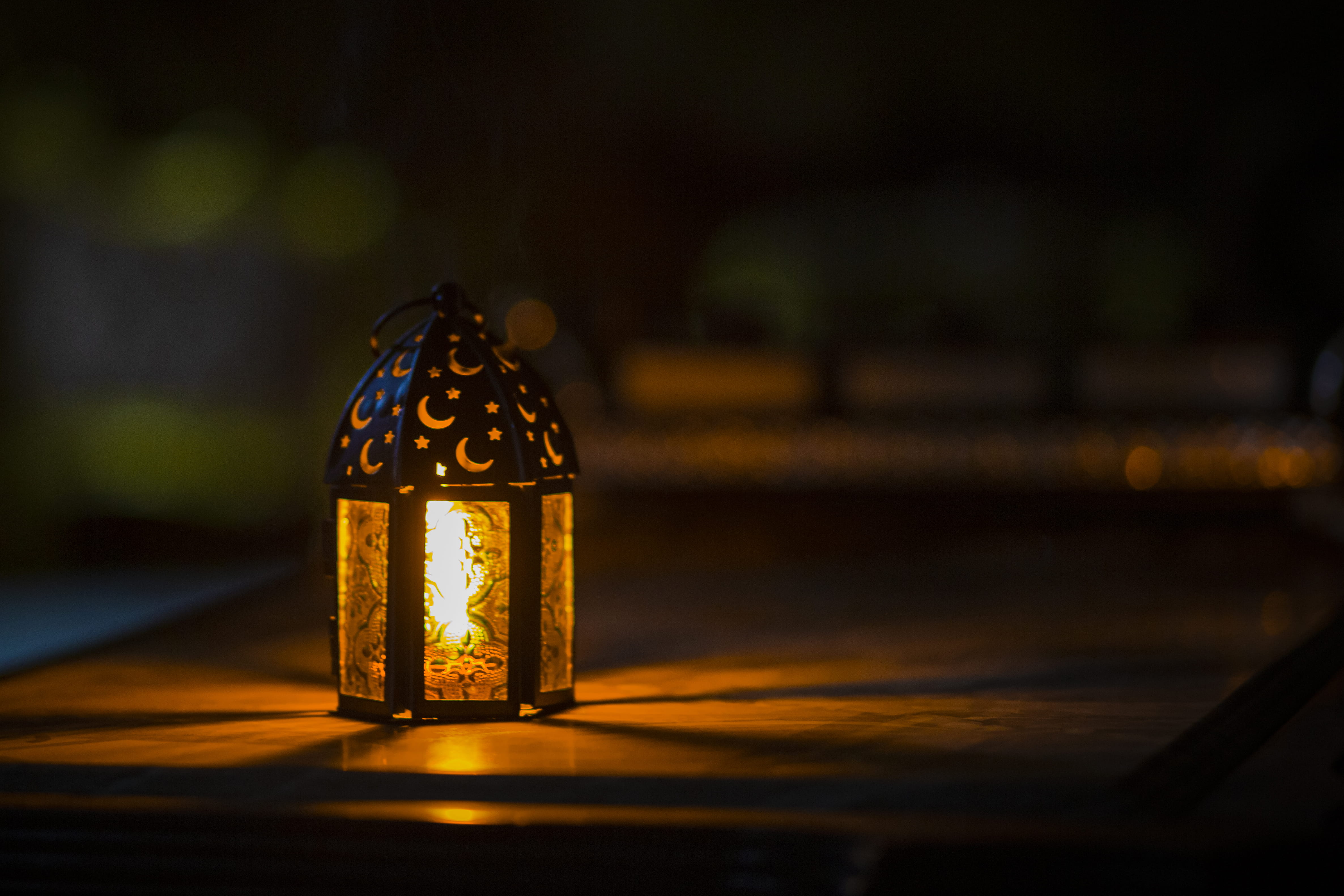 art, desk, brown, insubstantial, illuminated, light, electric lamp, focus on foreground, event, color, craft, electricity, design, single object, close-up, HD Wallpaper