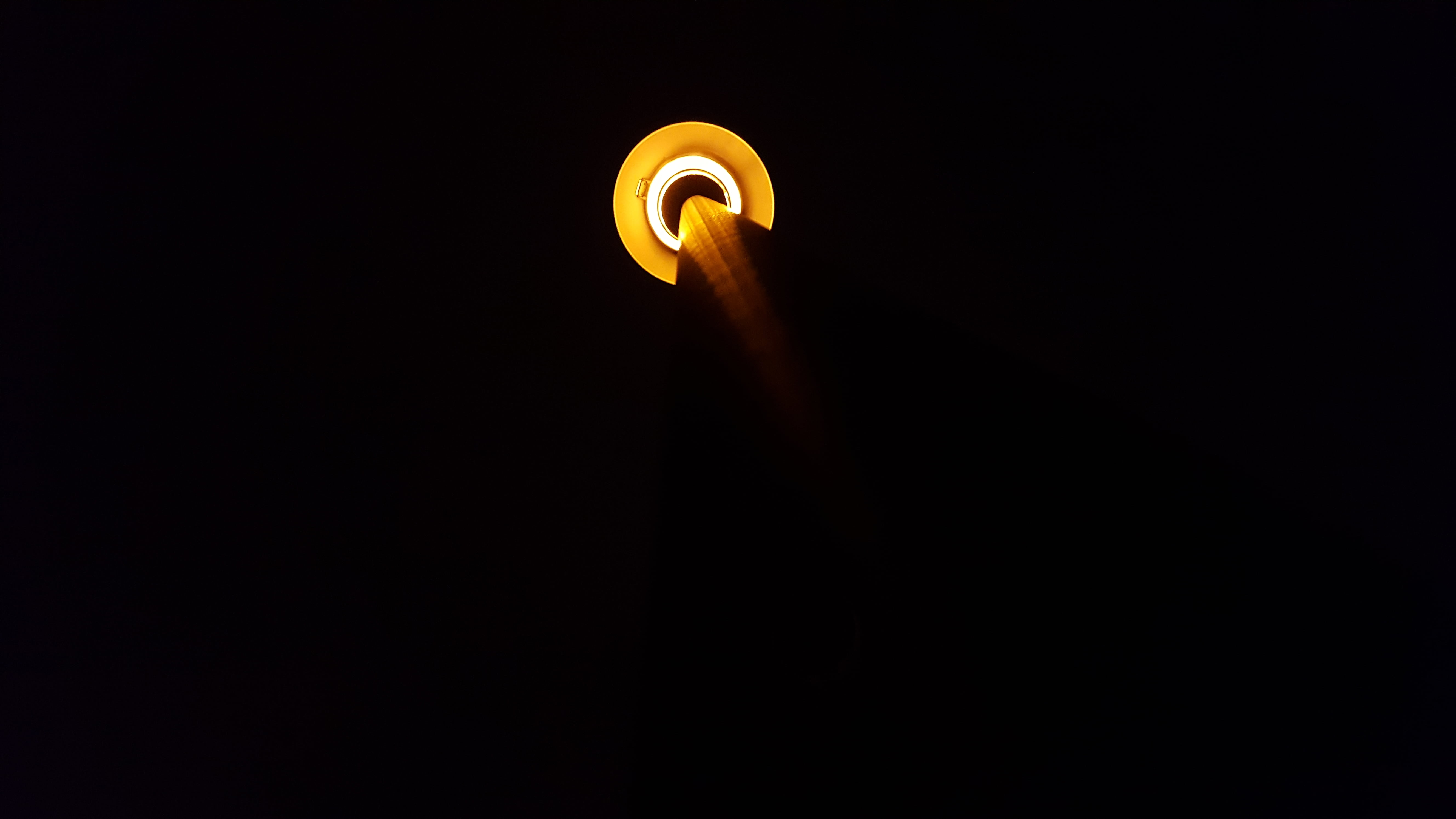 copy space, no people, space, abstract, light - natural phenomenon, electricity, reflection, insubstantial, directly below, dark, clear sky, nature, 5K, HD Wallpaper
