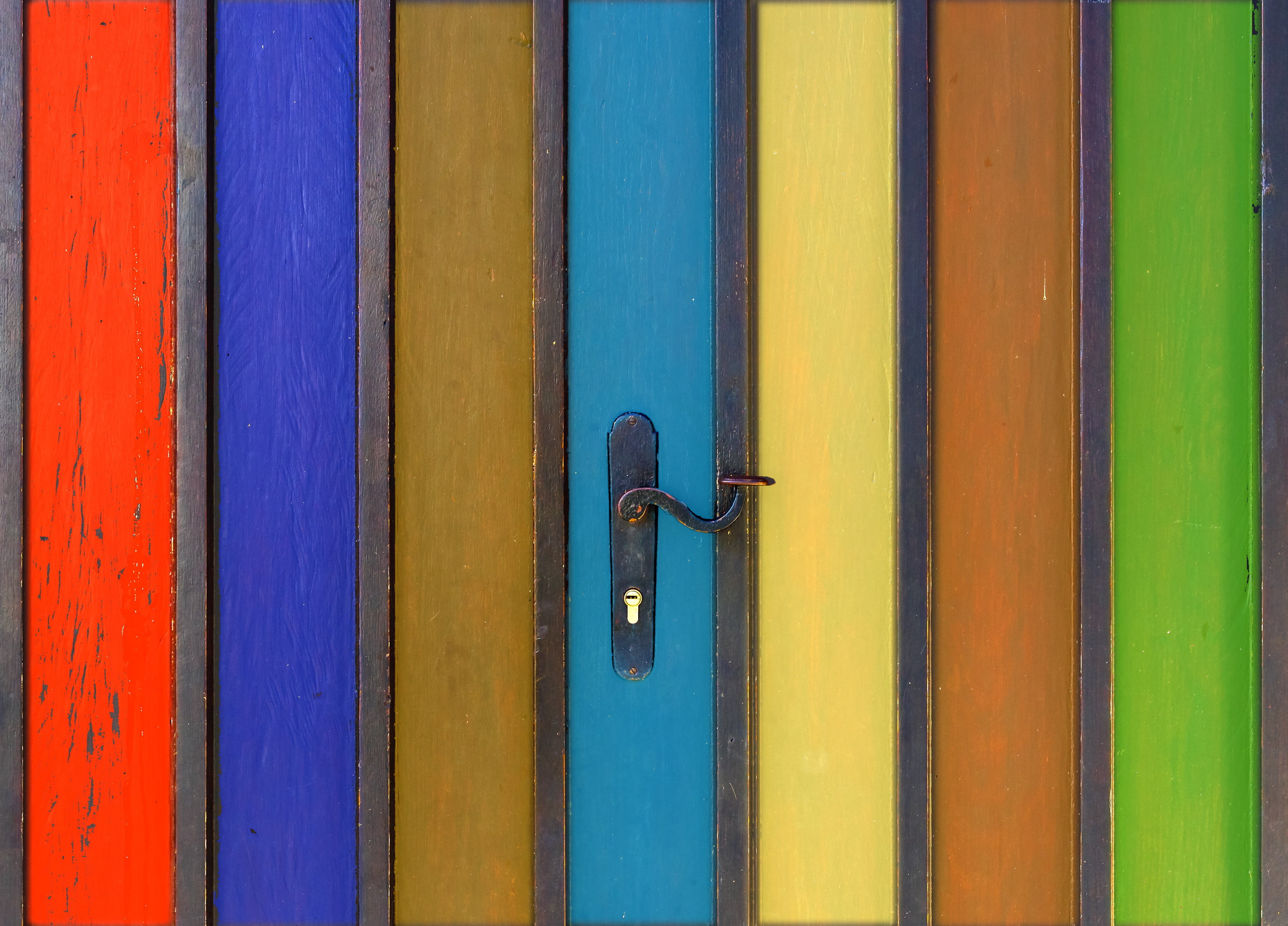 texture, closed, protection, backgrounds, input, geometric, metal, castle, colorful, safety, wood - material, background, house entrance, color, entrance, HD Wallpaper