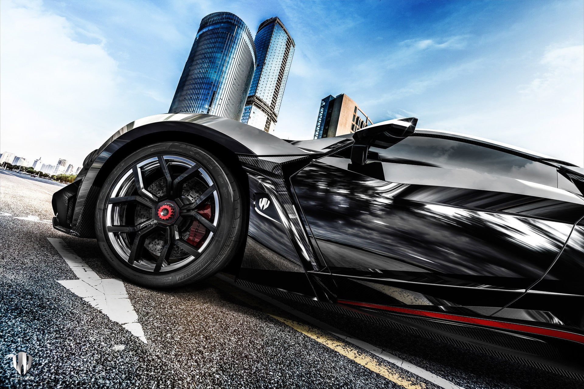 car, sunlight, no people, day, Fenyr Supersport, motor vehicle, Benoit Fraylon, luxury, sky, nature, cloud - sky, chrome, 1080P, architecture, travel, HD Wallpaper