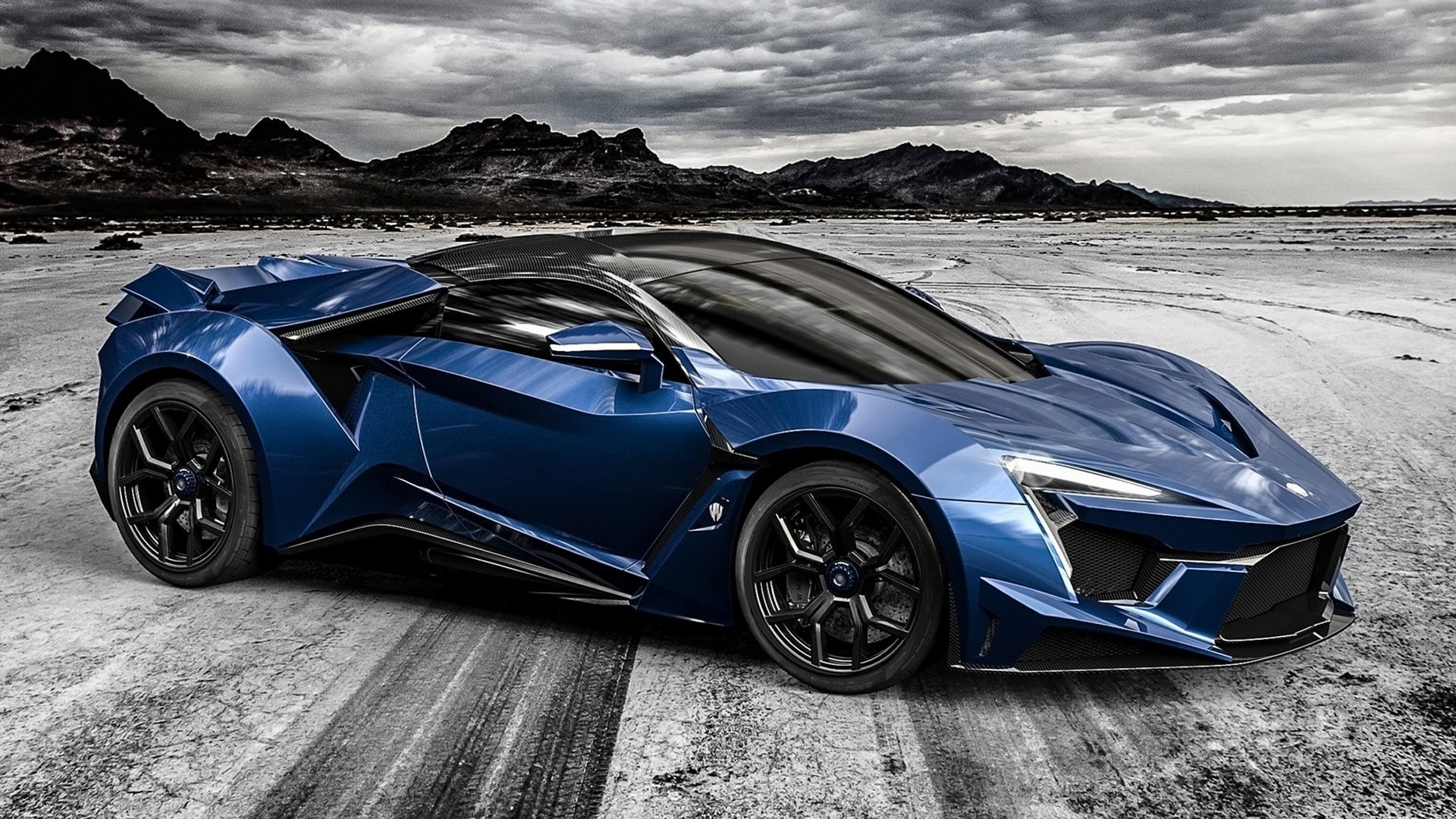 Blue Car, Vehicles, Sport Car, Coupé, Fenyr SuperSport, 1080P, HD Wallpaper