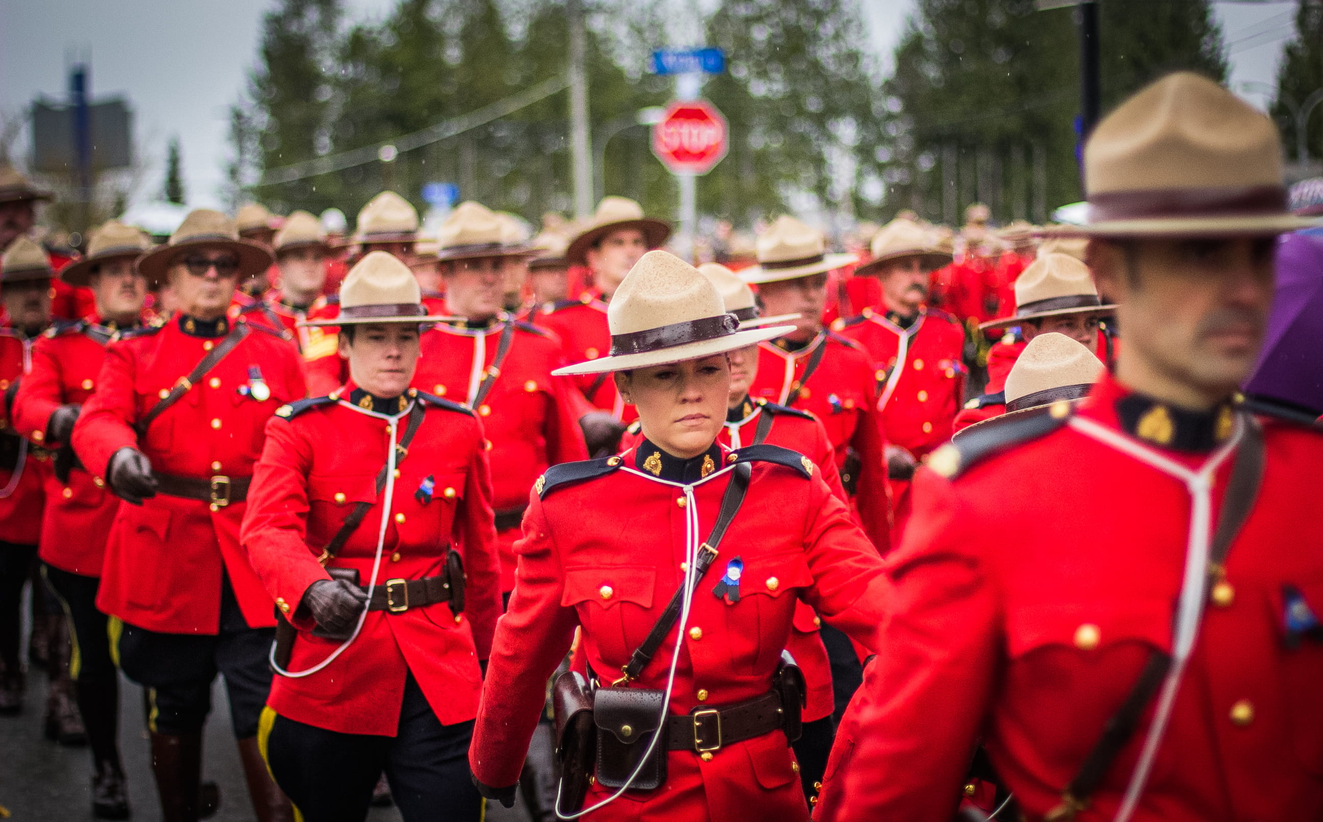 day, canada, teenager, troops, crowd, government, standing, music, child, focus, selective, photo, rcmp, cooperation, males, uniform, 2K, group of people, HD Wallpaper