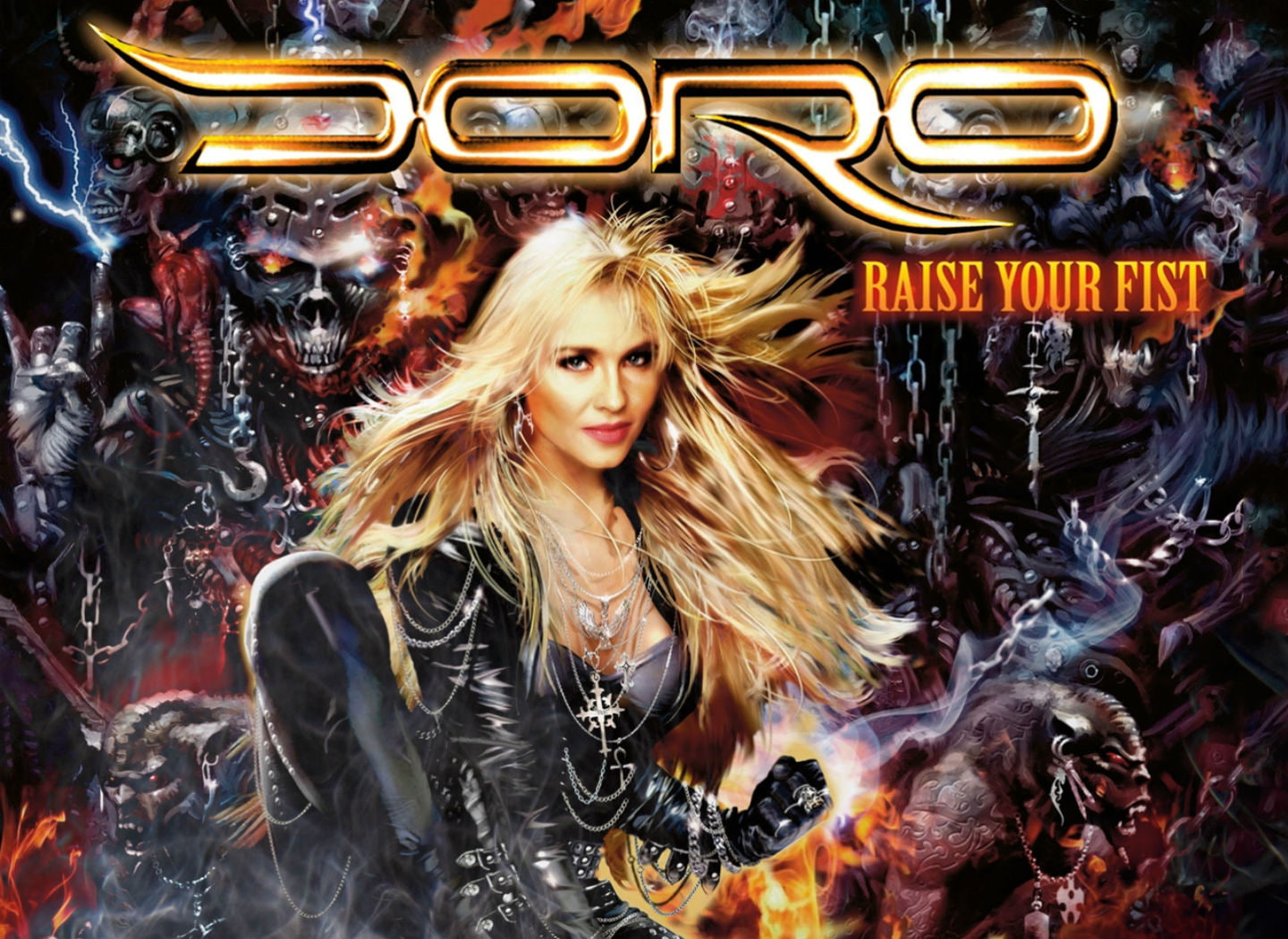 heavy, 720P, doro, warlock, metal, HD Wallpaper