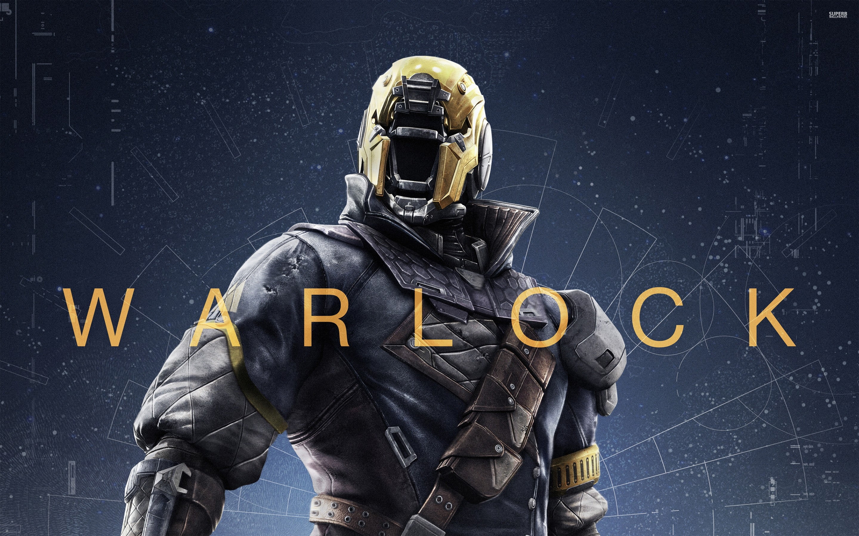 waist up, warlock, security, sport, Destiny (video game), poster, headwear, uniform, video games, communication, occupation, front view, Bungie, helmet, HD Wallpaper
