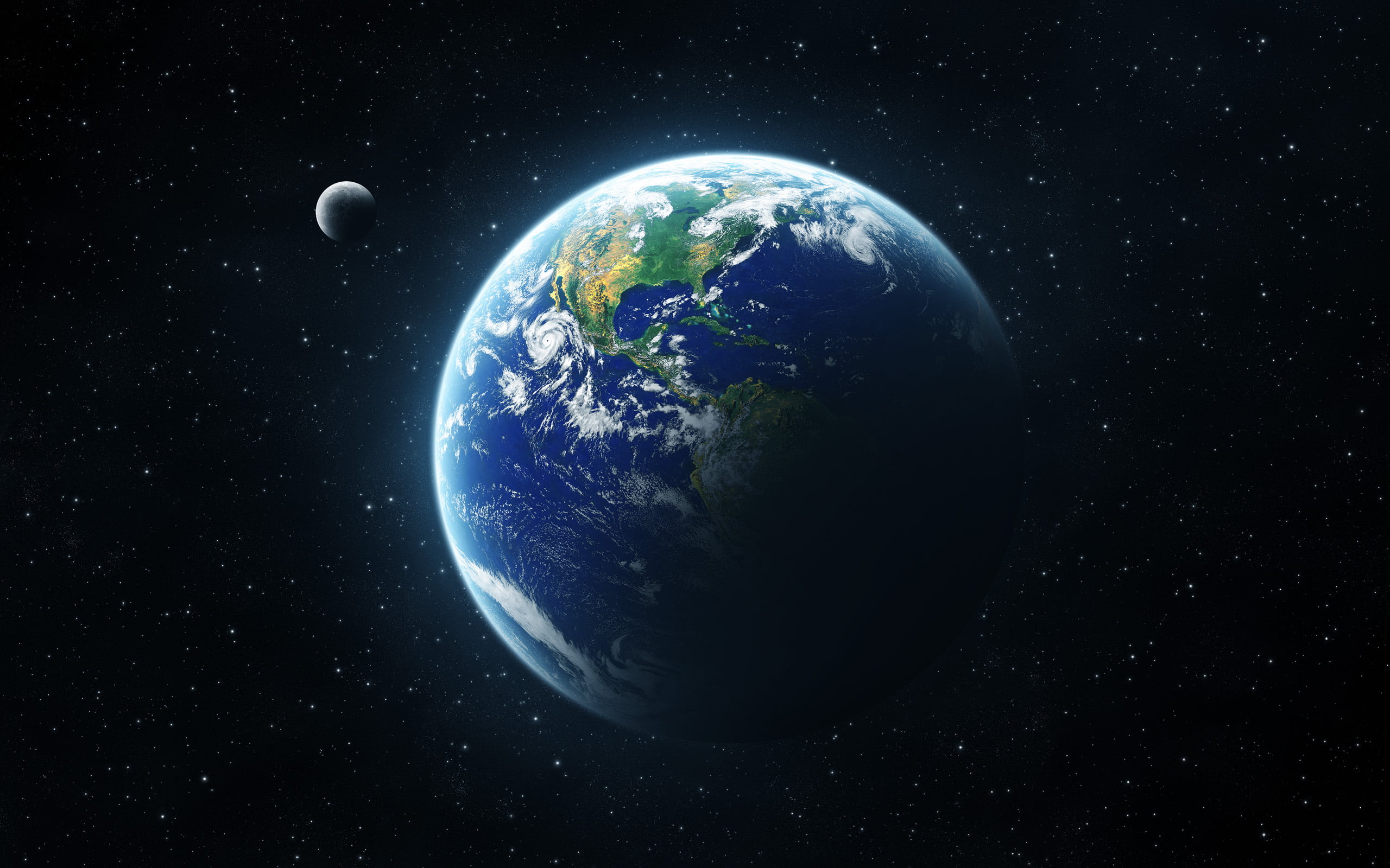 planet earth, planet - Space, Space, topography, uSA, black Color, star - Space, Terra, stratosphere, 2K, backgrounds, world Map, sphere, map, illustration, HD Wallpaper