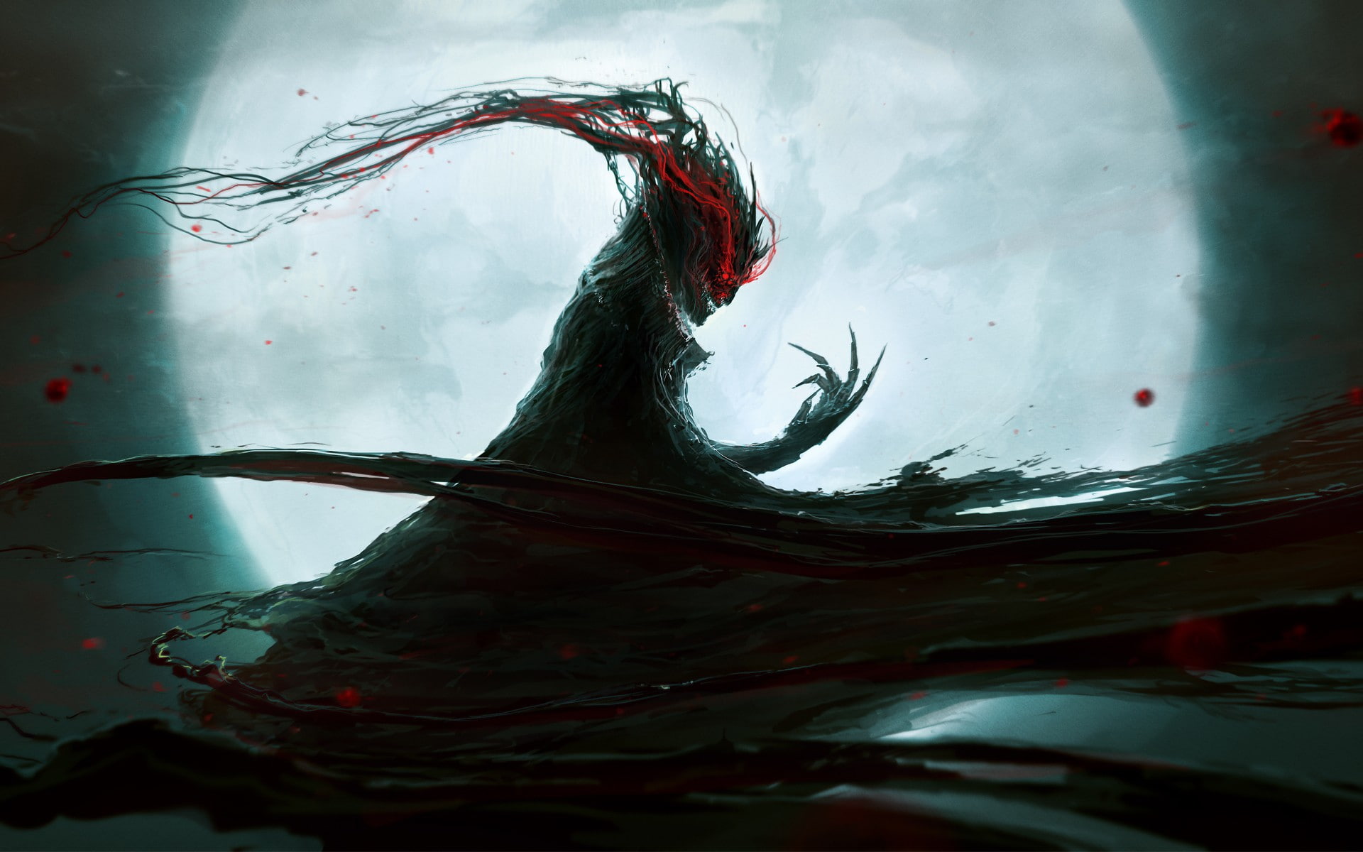 art, hd, proxy, x, demons, abstract, 1080P, fantasy, ergo, artwork, HD Wallpaper