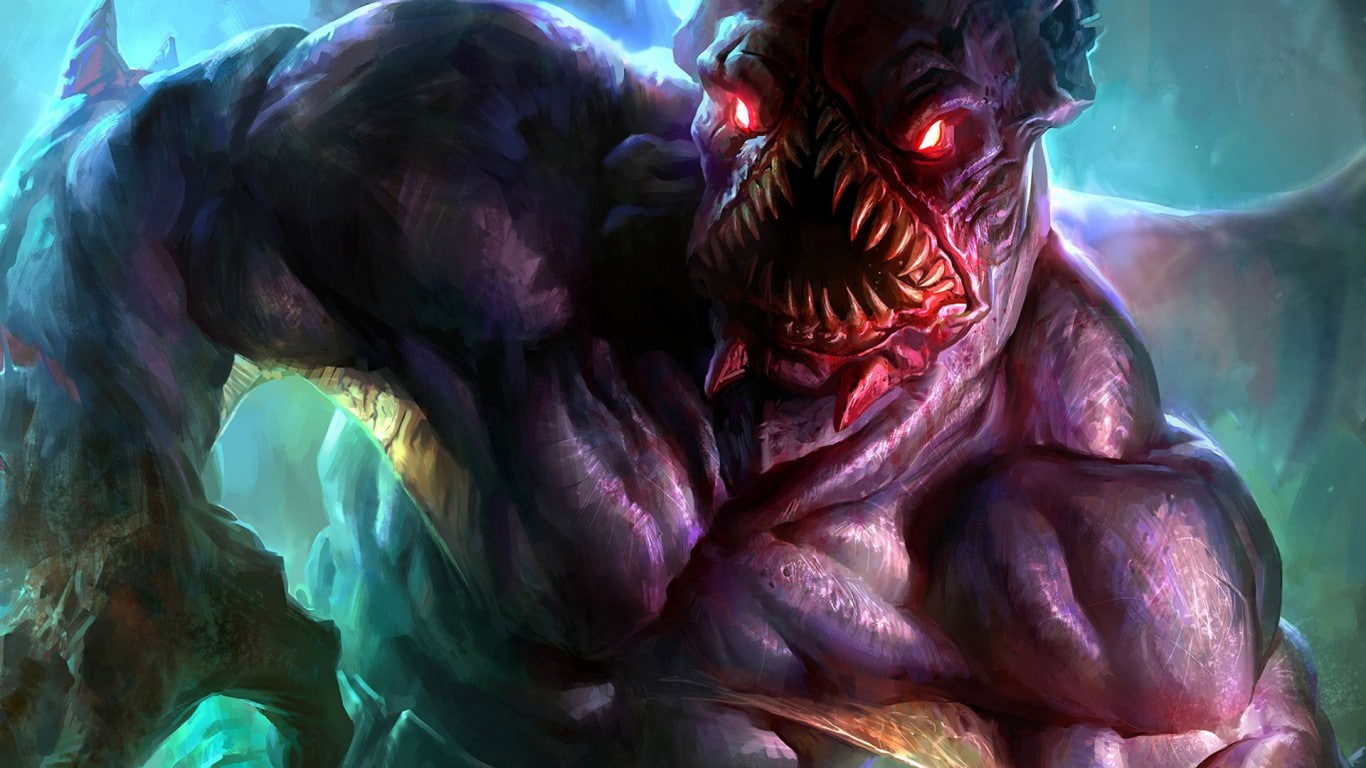 hd, monster, 720P, drawing, video games, dota, HD Wallpaper