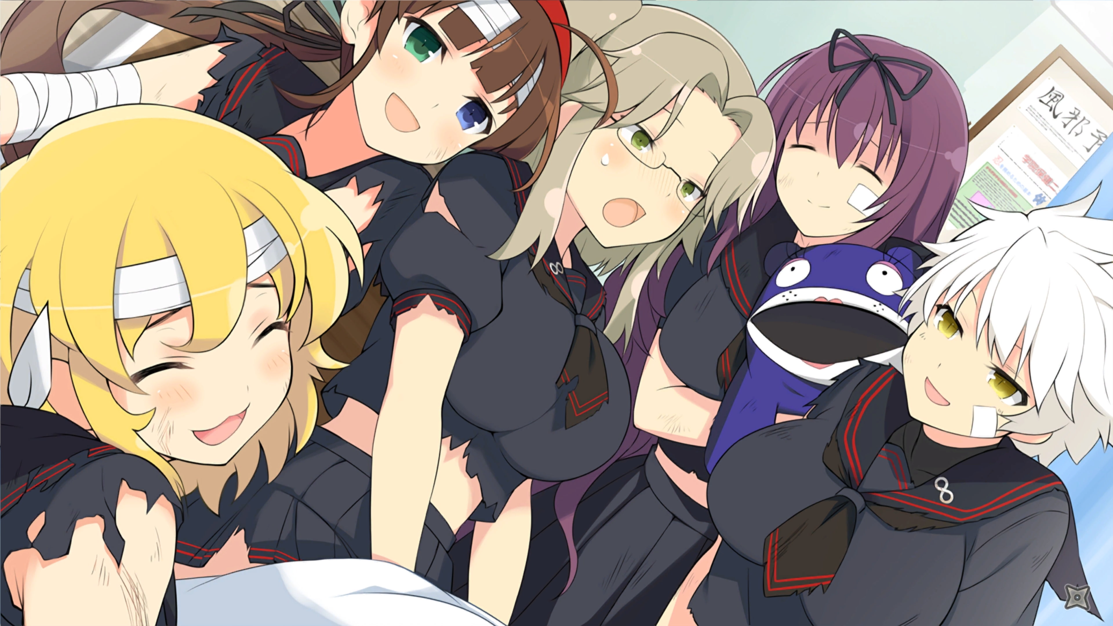 outdoors, Anime, creativity, group, people, mask, leisure activity, costume, clothing, sunlight, glasses, men, real people, day, blonde, characters, lifestyles, HD Wallpaper