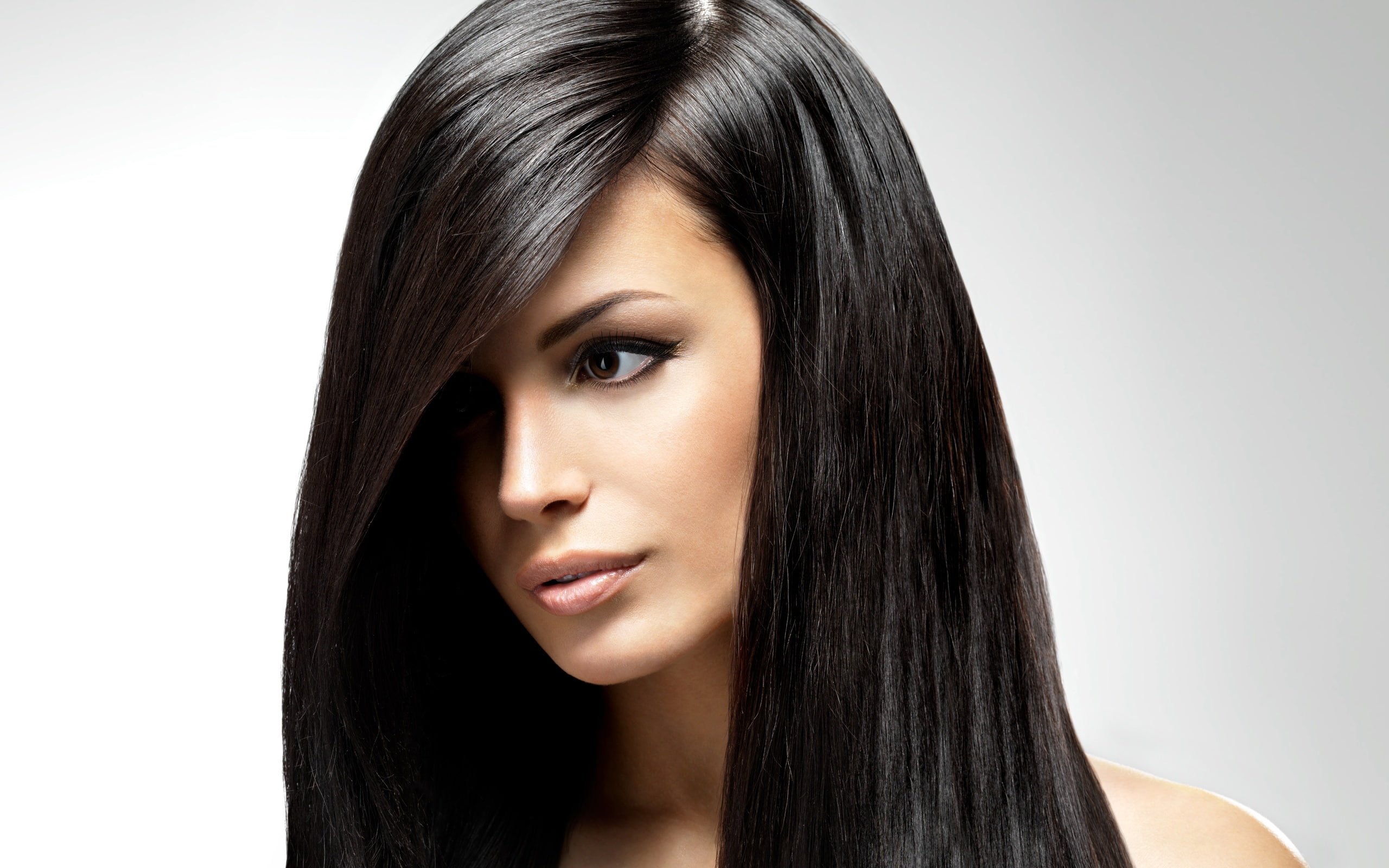 Face, 2K, Black, Girl, Beautiful, Hair, Long, HD Wallpaper