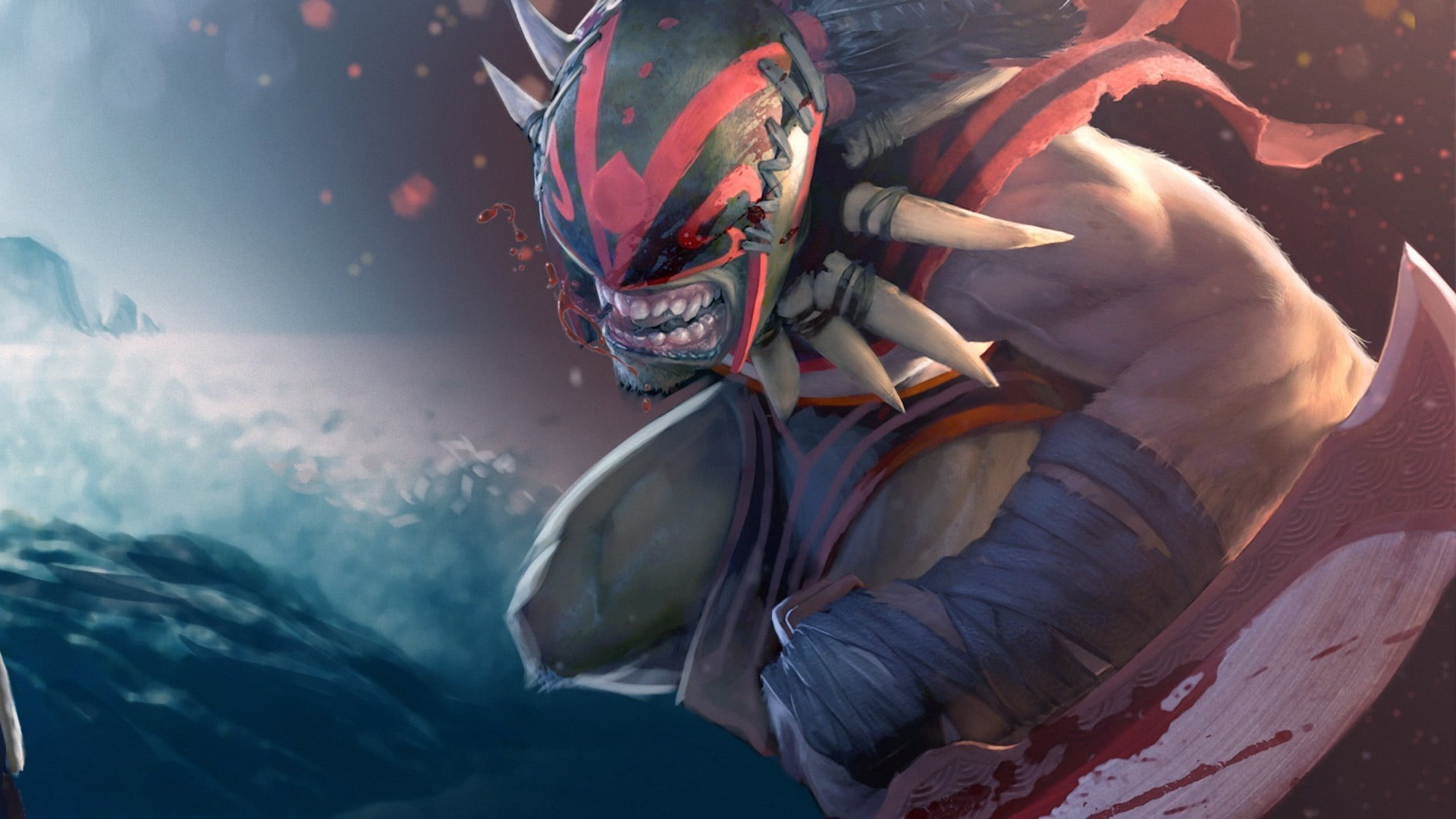 underwater, undersea, 1080P, swimming, nature, marine, sea, outdoors, video games, Bloodseeker, lifestyles, leisure activity, security, water, dota, poster, HD Wallpaper