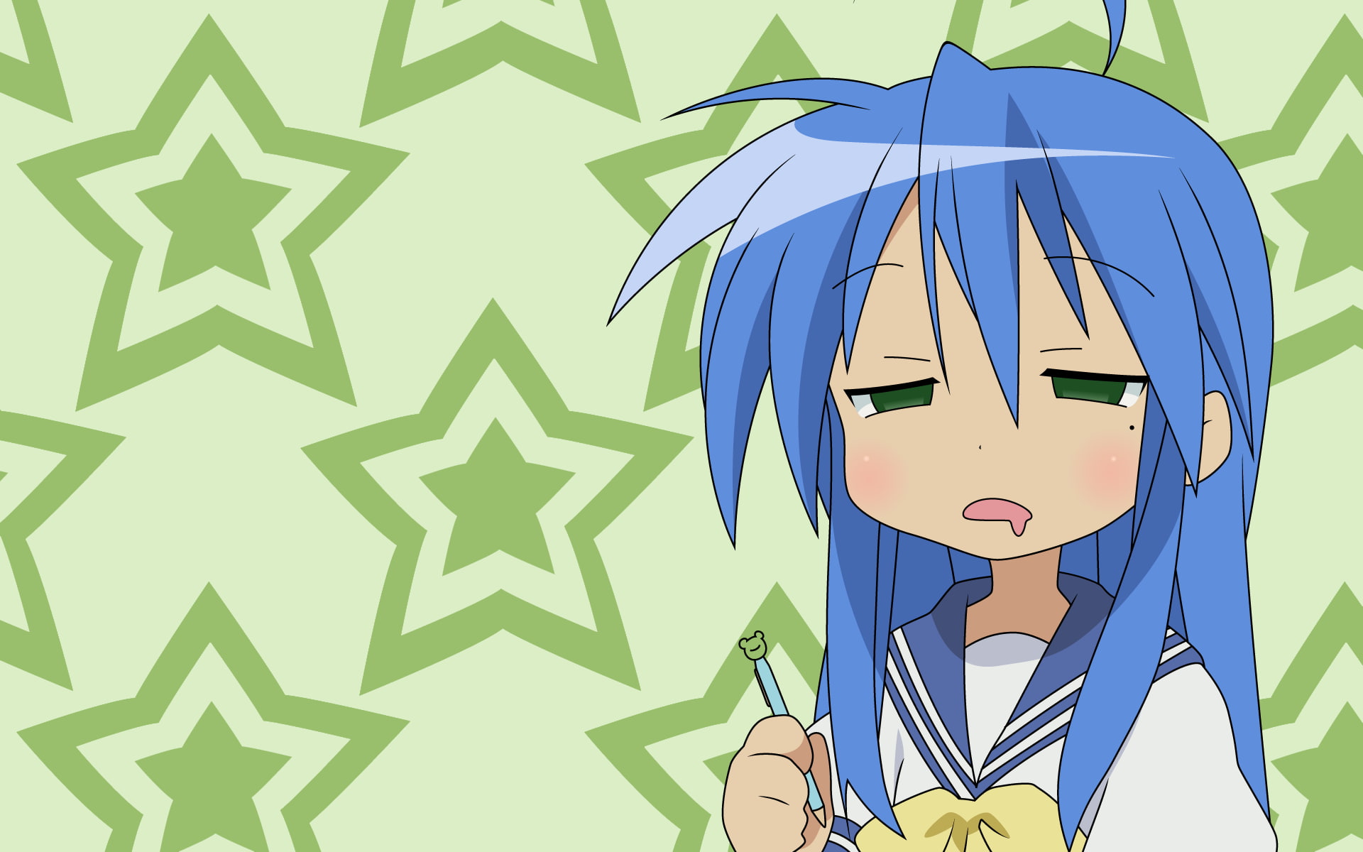 green color, anime, pattern, manga, pencils, human representation, communication, multi colored, no people, indoors, close-up, day, creativity, western script, HD Wallpaper